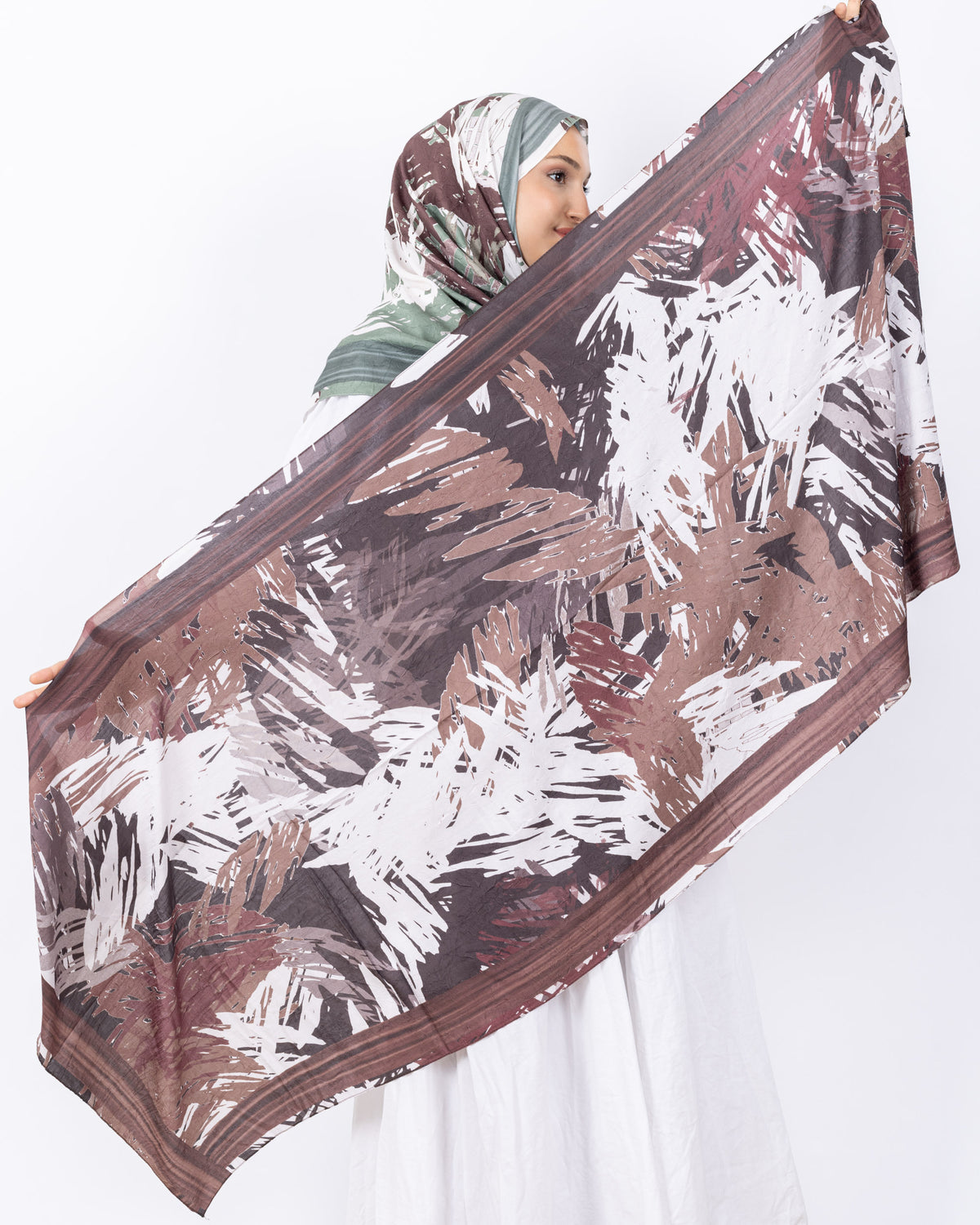 Mikro Bambu Kraş Şal D023 Gri