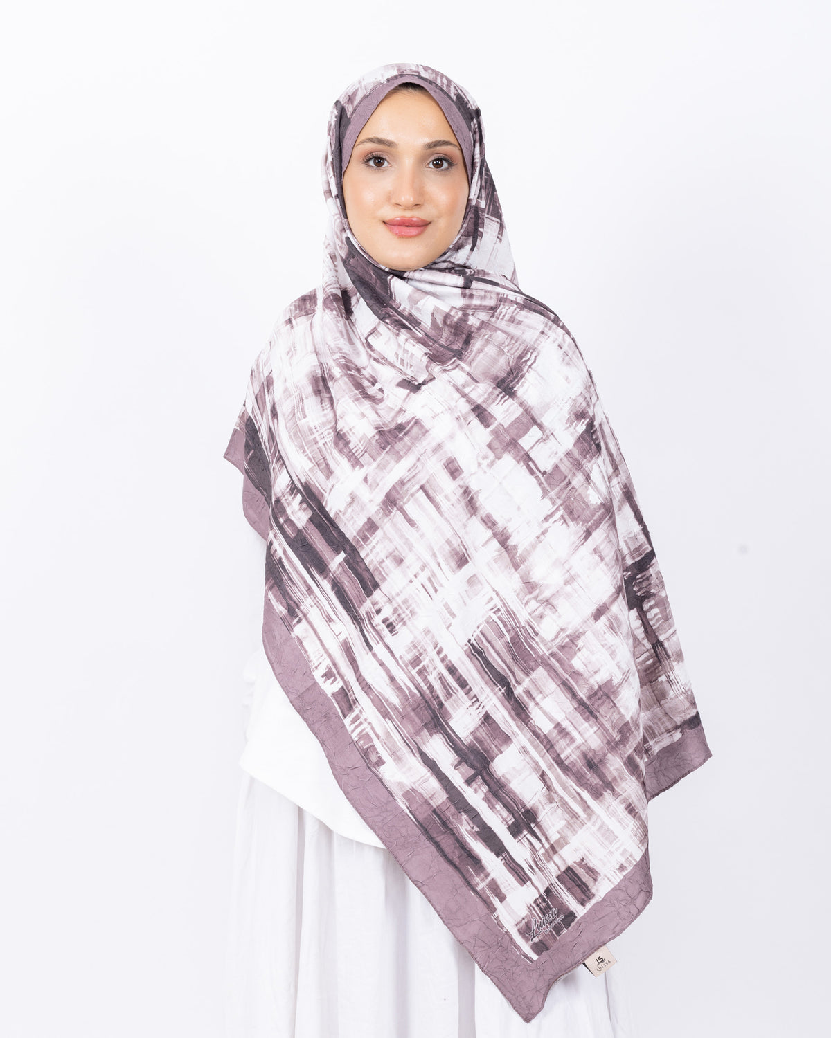 Mikro Bambu Kraş Şal D028 Vizon