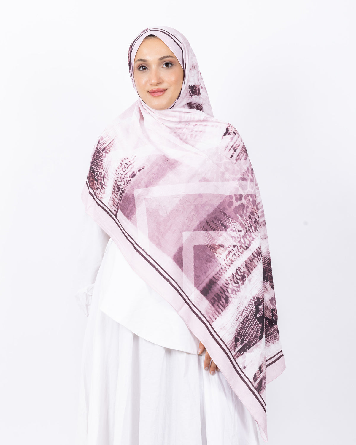 Mikro Bambu Kraş Şal D030 Toz Pembe