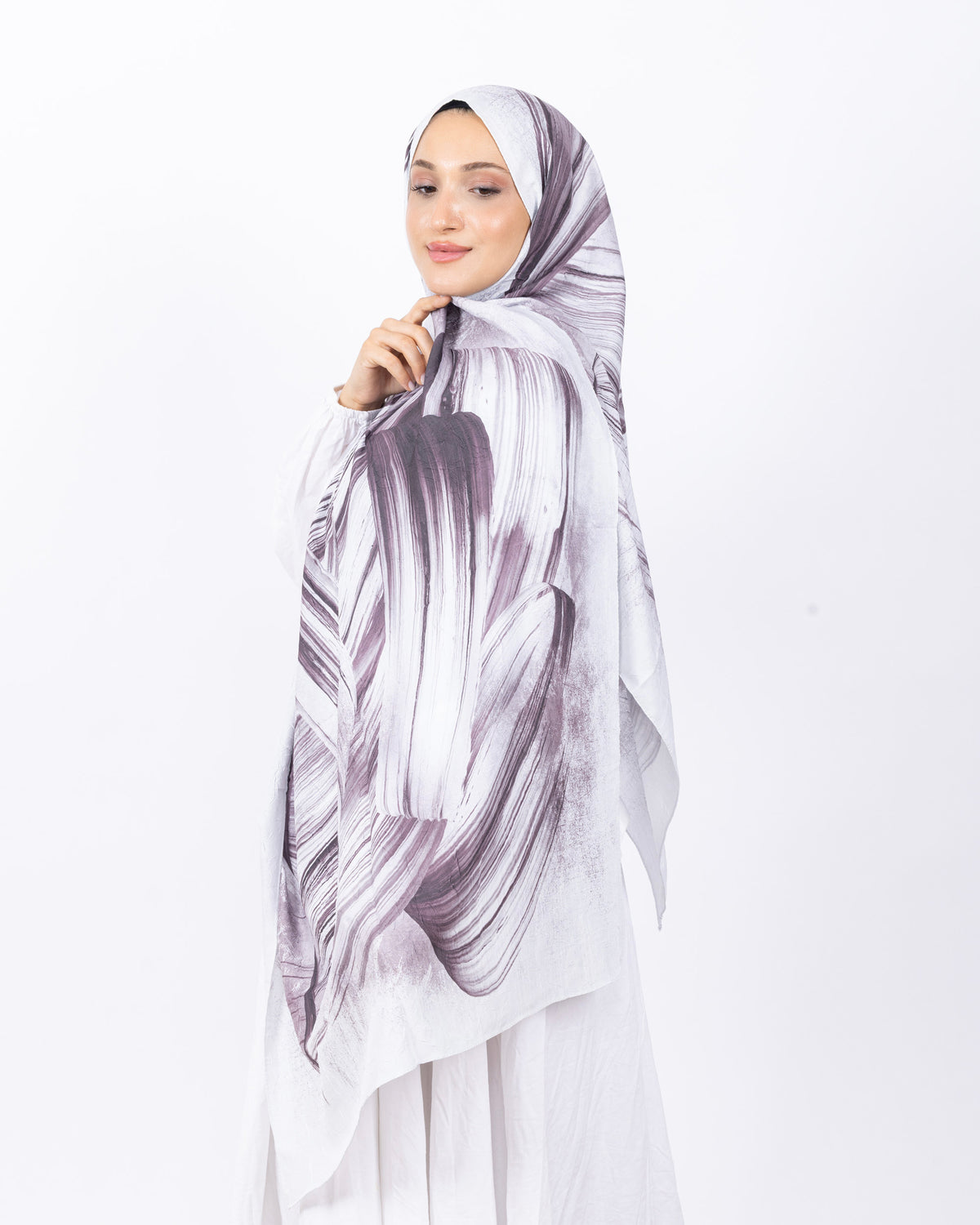 Mikro Bambu Kraş Şal D035 Acı Kahve