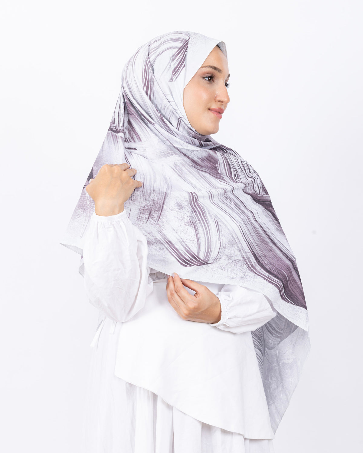 Mikro Bambu Kraş Şal D035 Acı Kahve