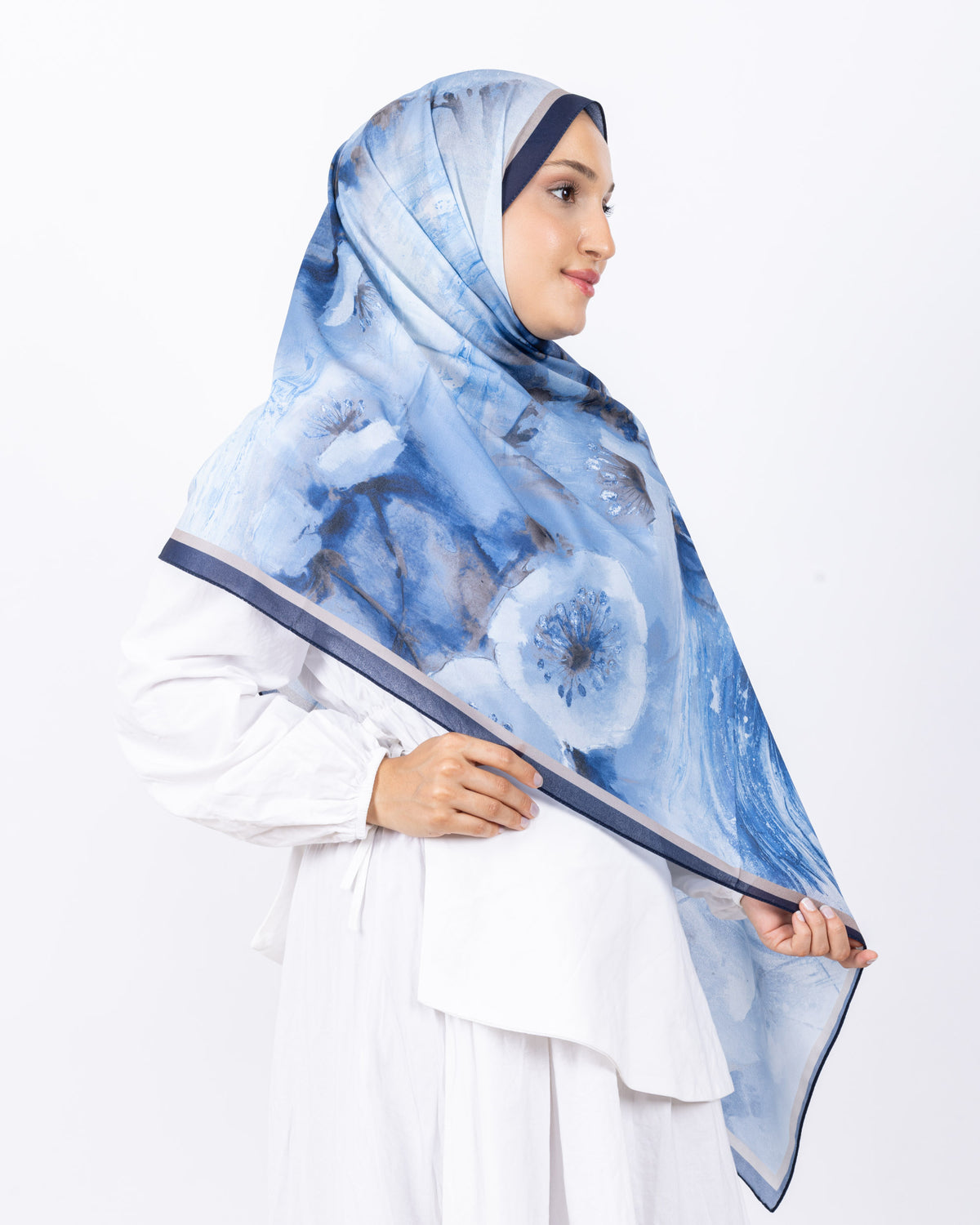 Fransız İpeği D018 Lacivert