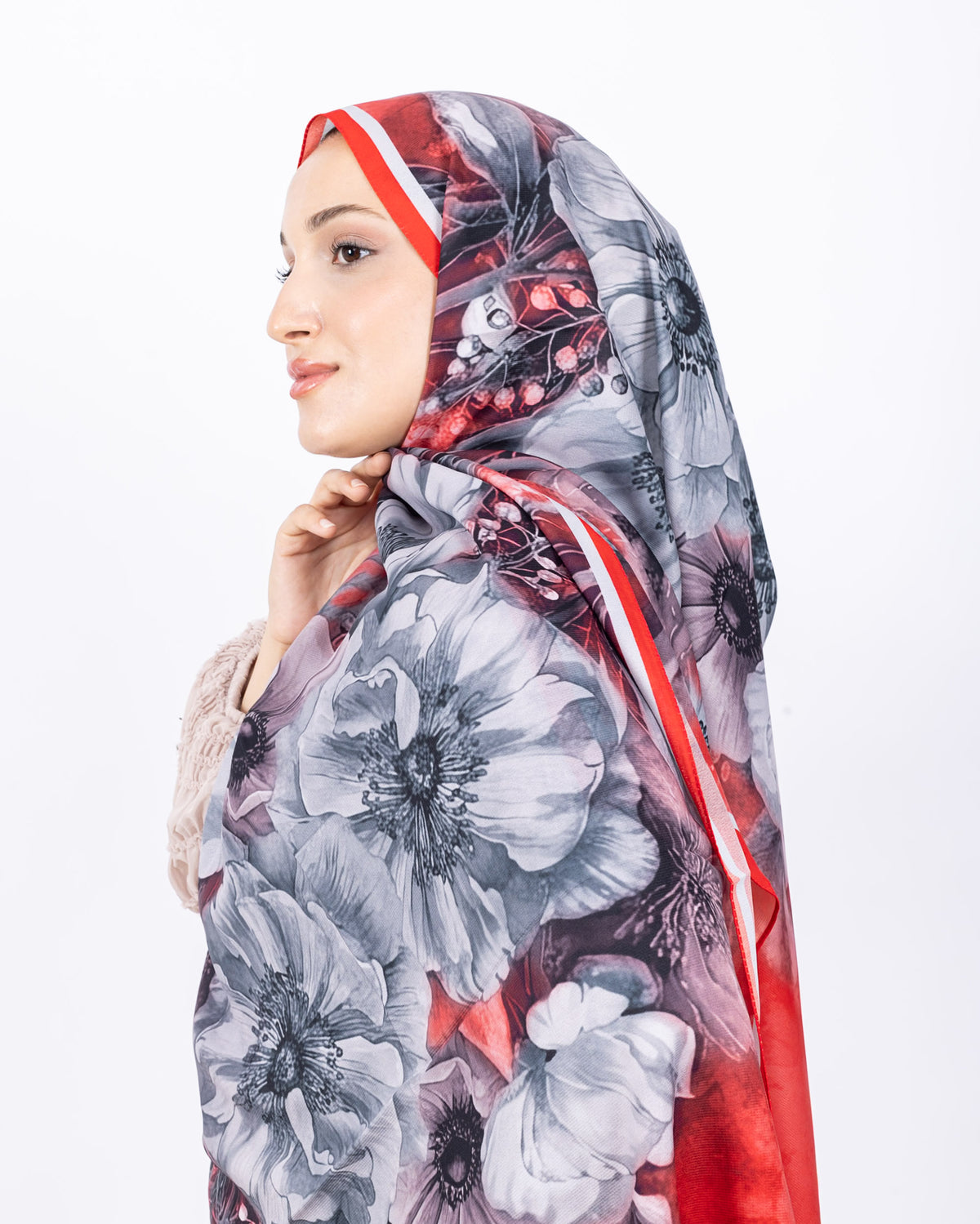 Mikro Soft Şal D006 Kırmızı