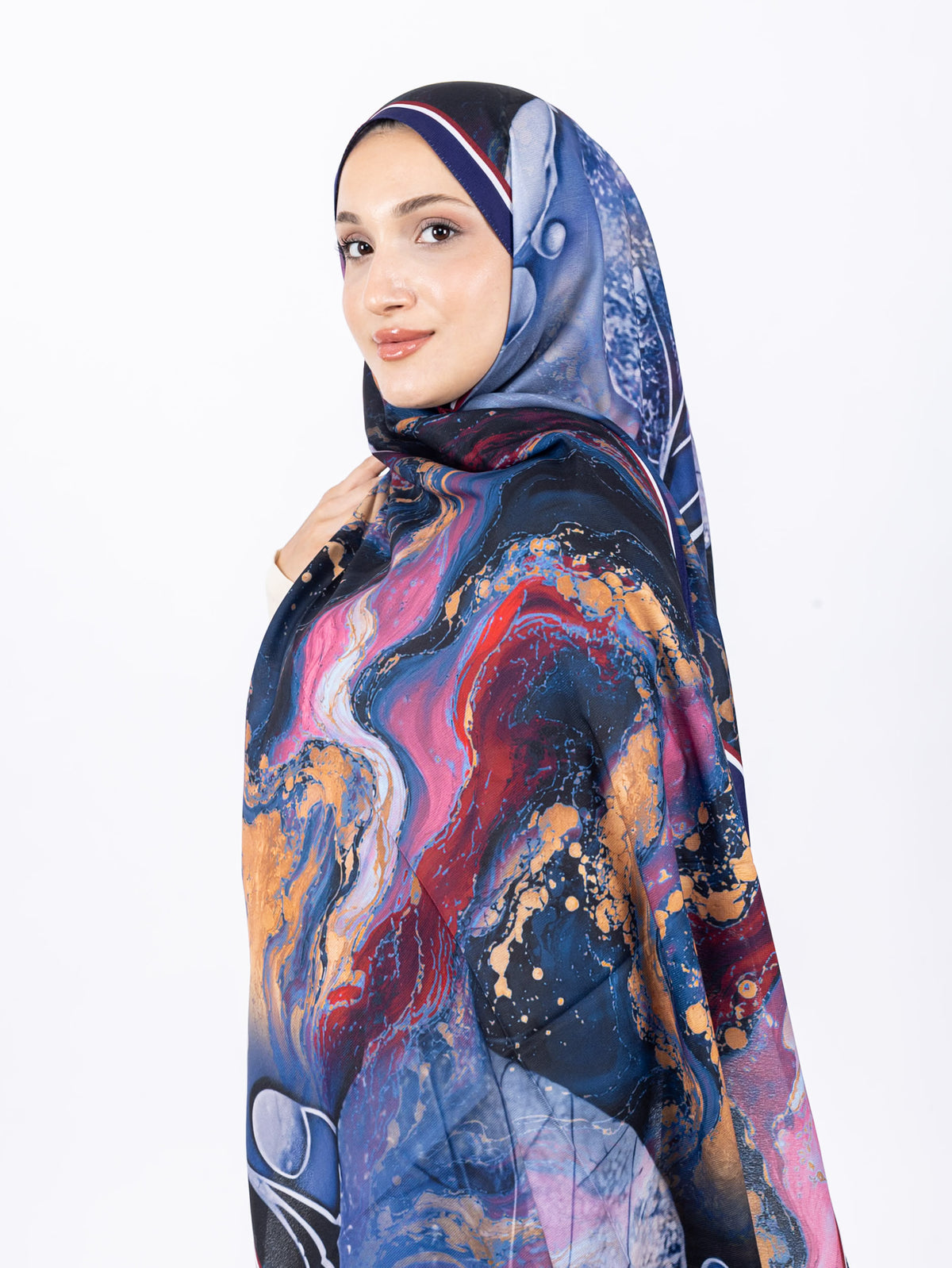 Mikro Soft Şal D010 Lacivert