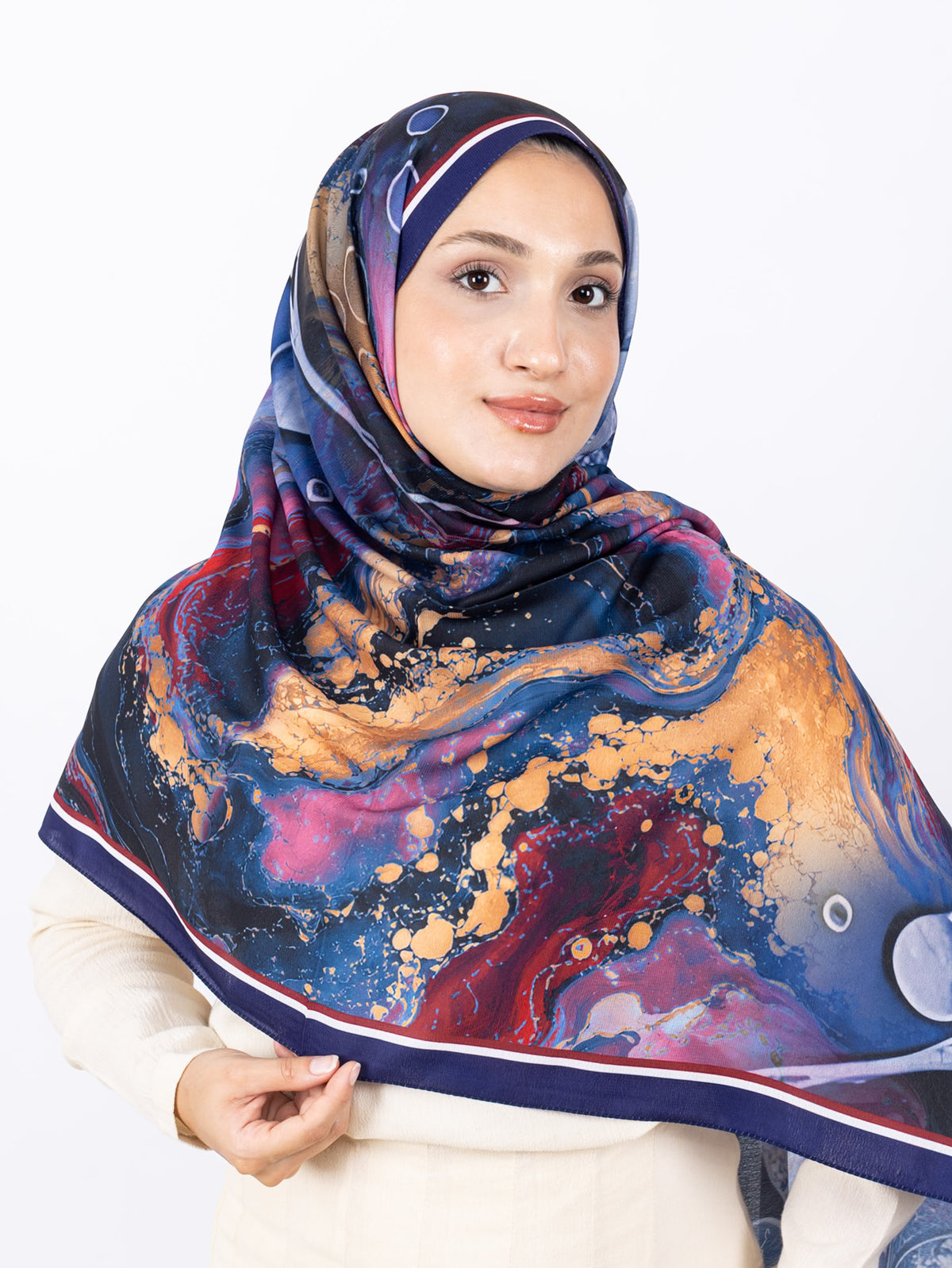 Mikro Soft Şal D010 Lacivert