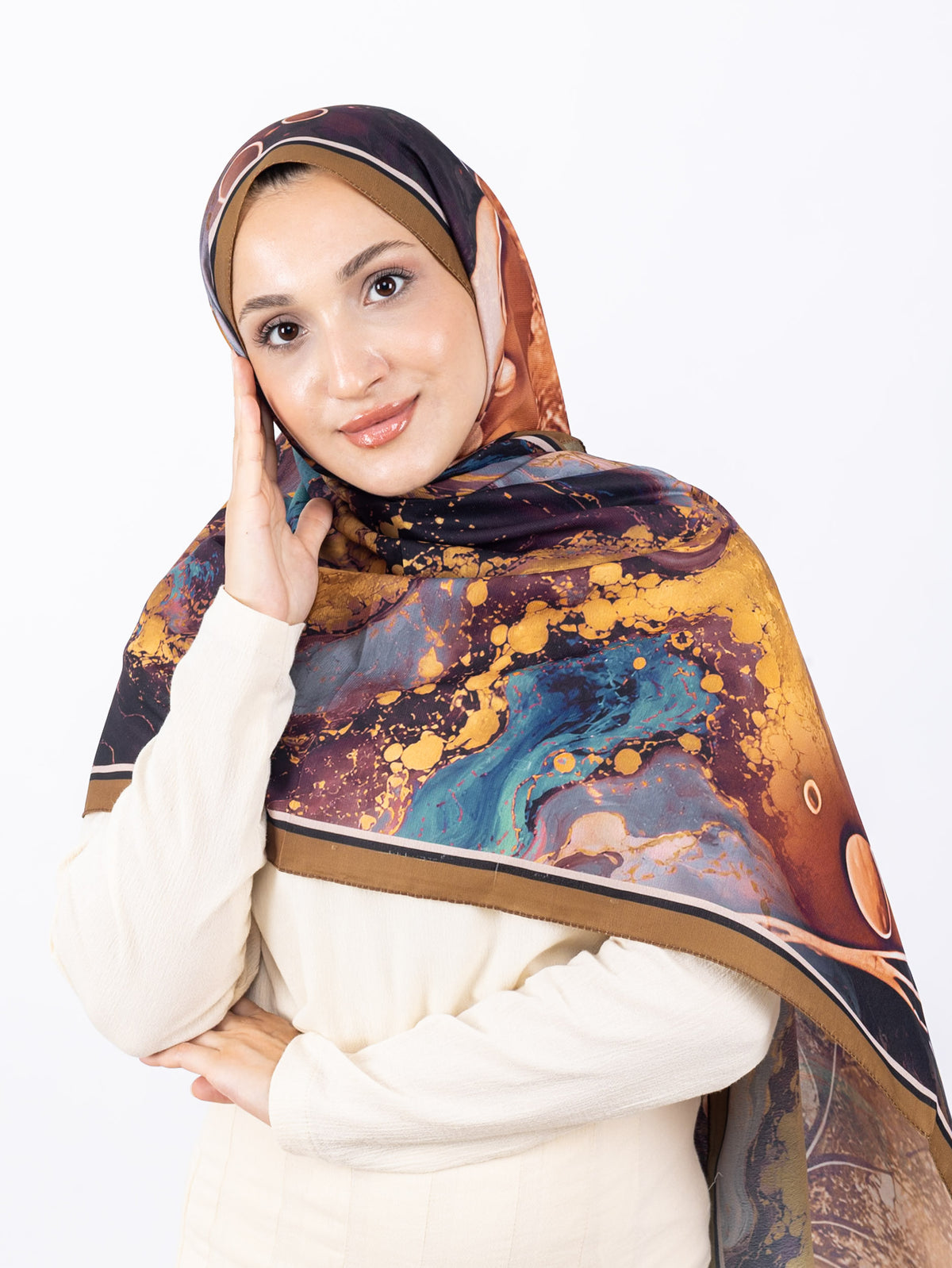 Mikro Soft Şal D010 Toprak
