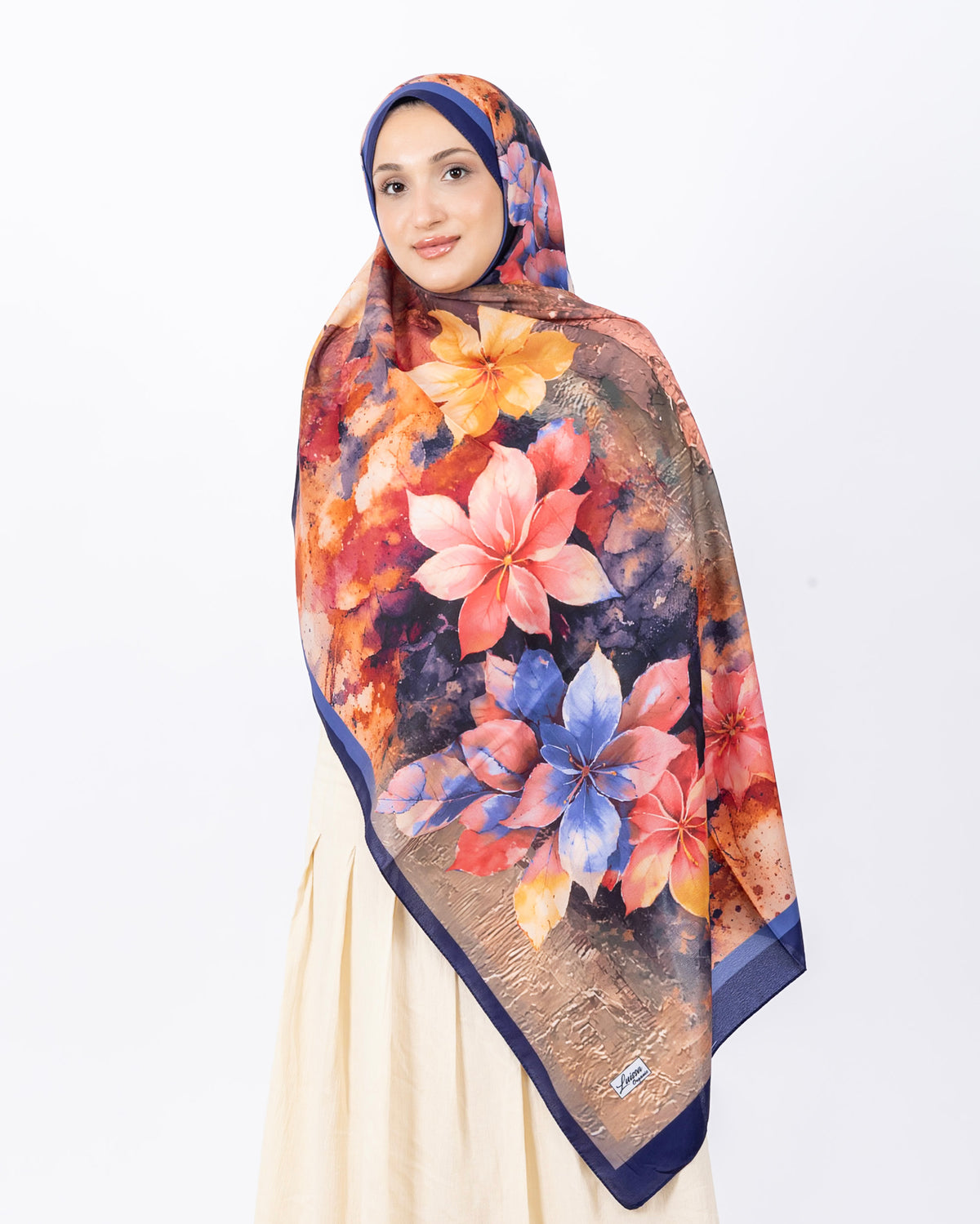 Mikro Soft Şal D013 Lacivert