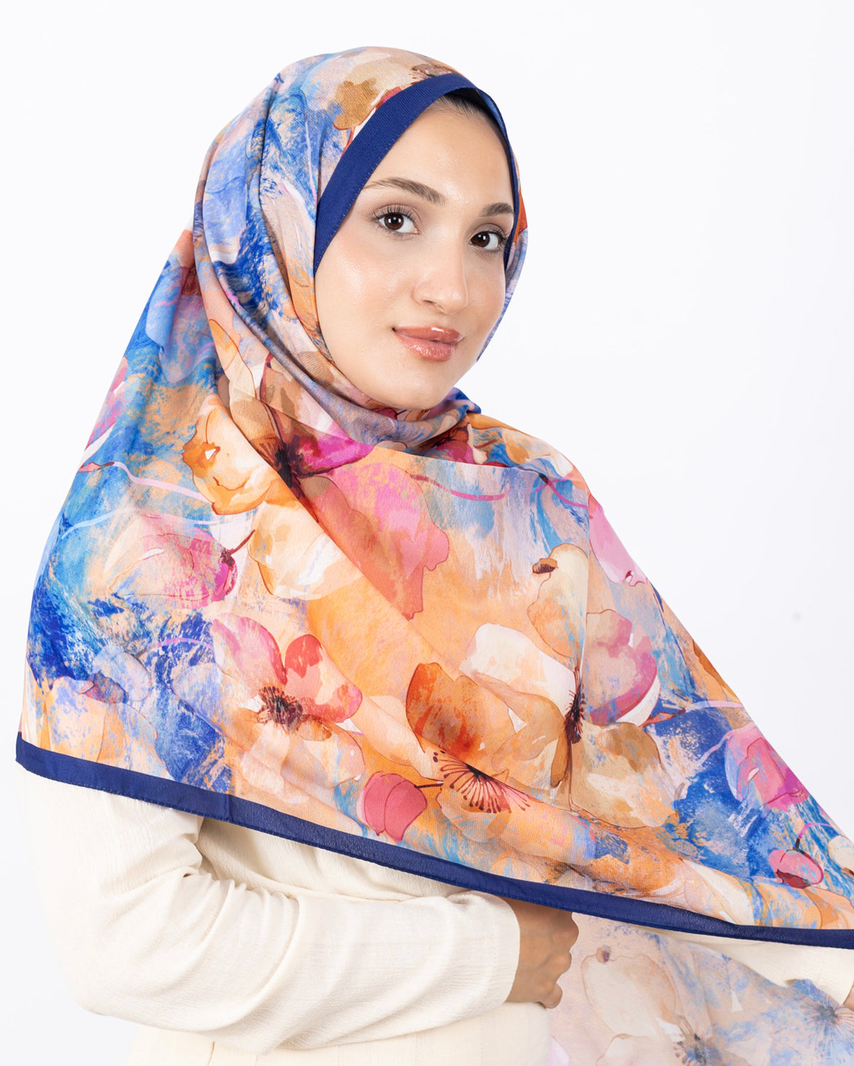 Mikro Soft Şal D015 Lacivert