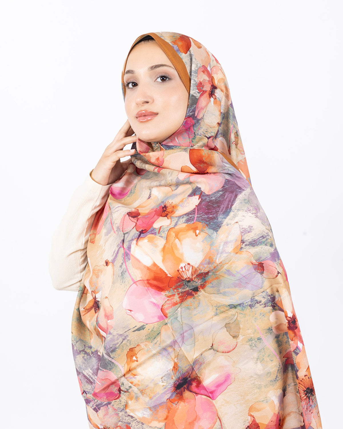 Mikro Soft Şal D015 Hardal