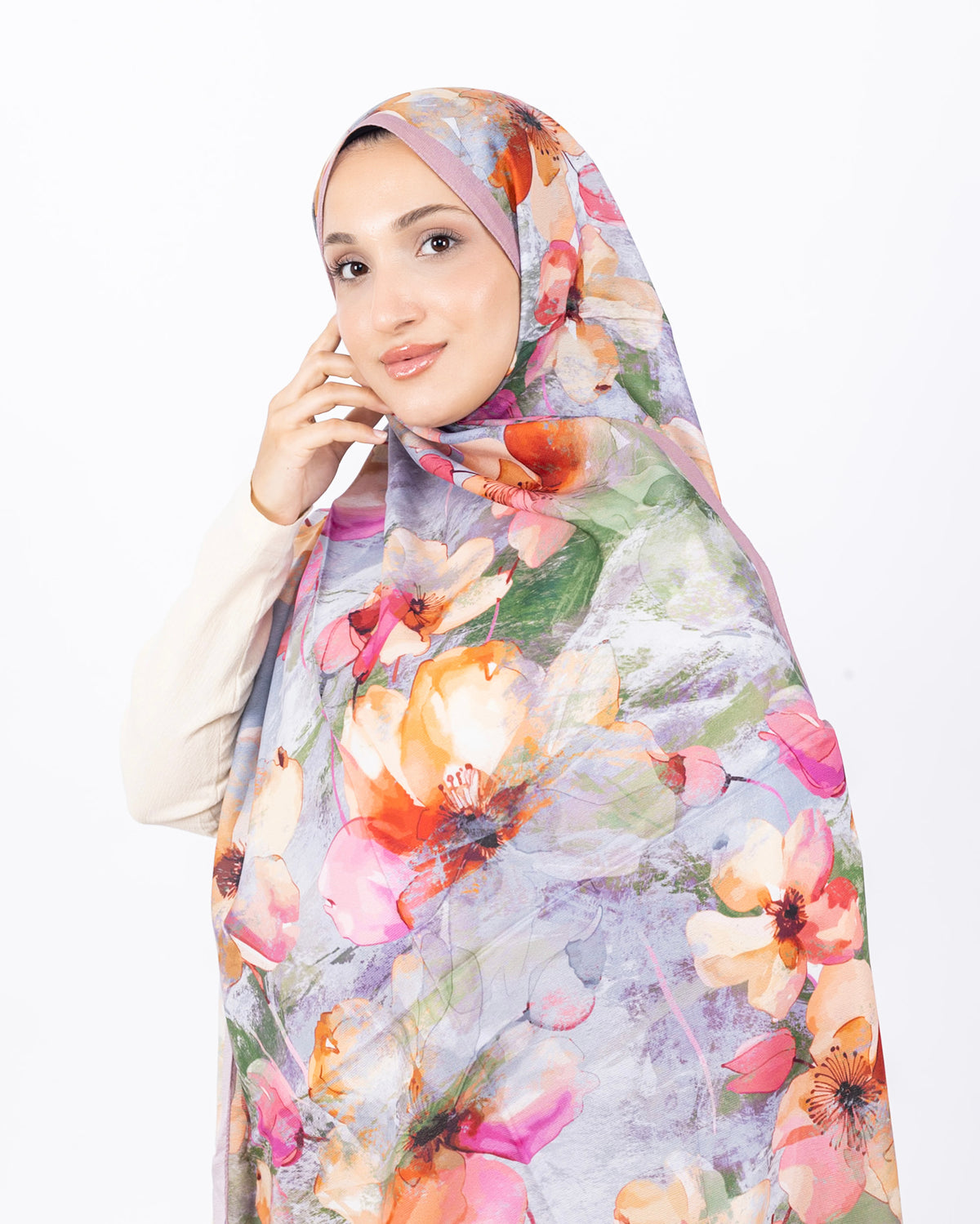 Mikro Soft Şal D015 Pudra