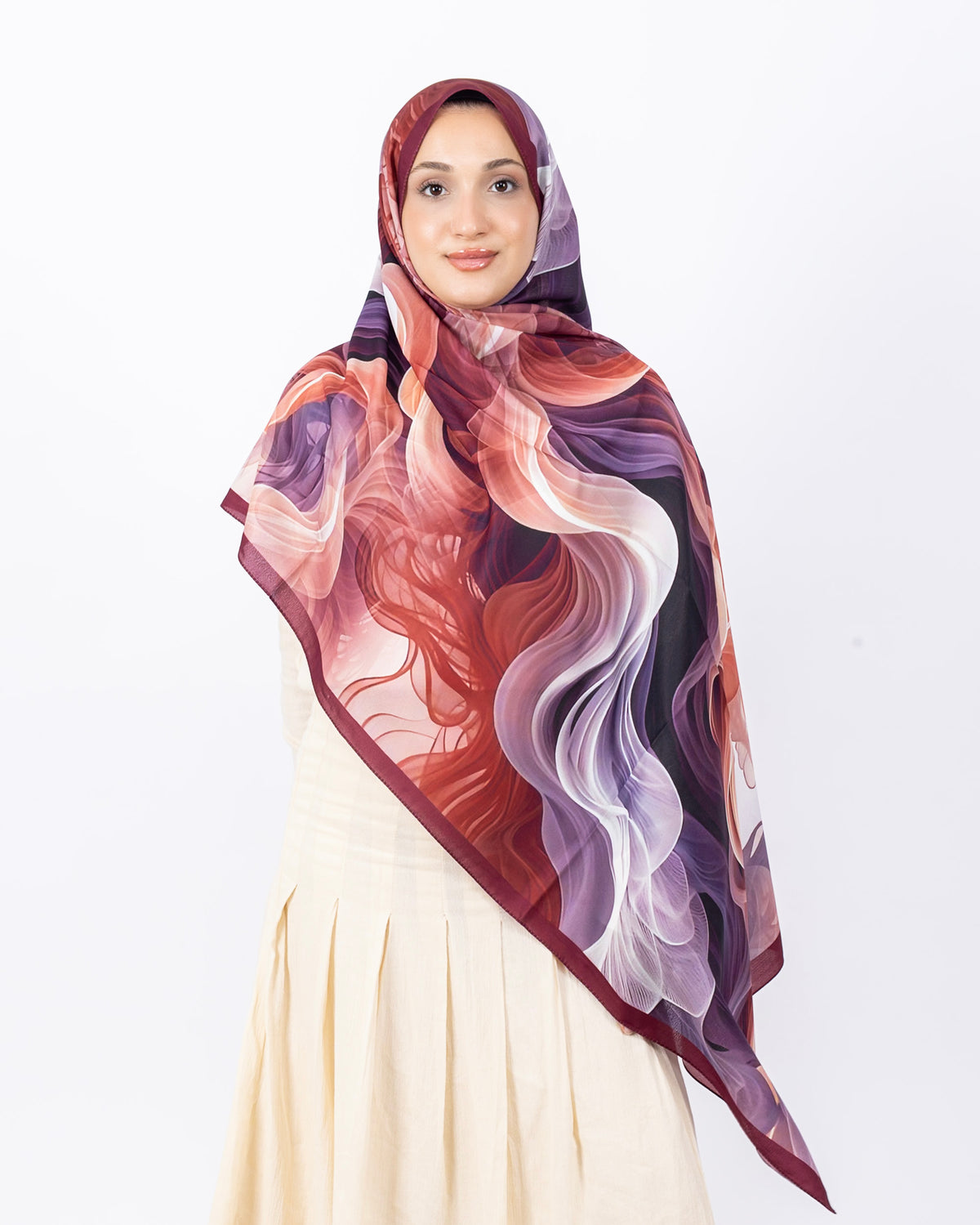 Mikro Soft Şal D012 Bordo