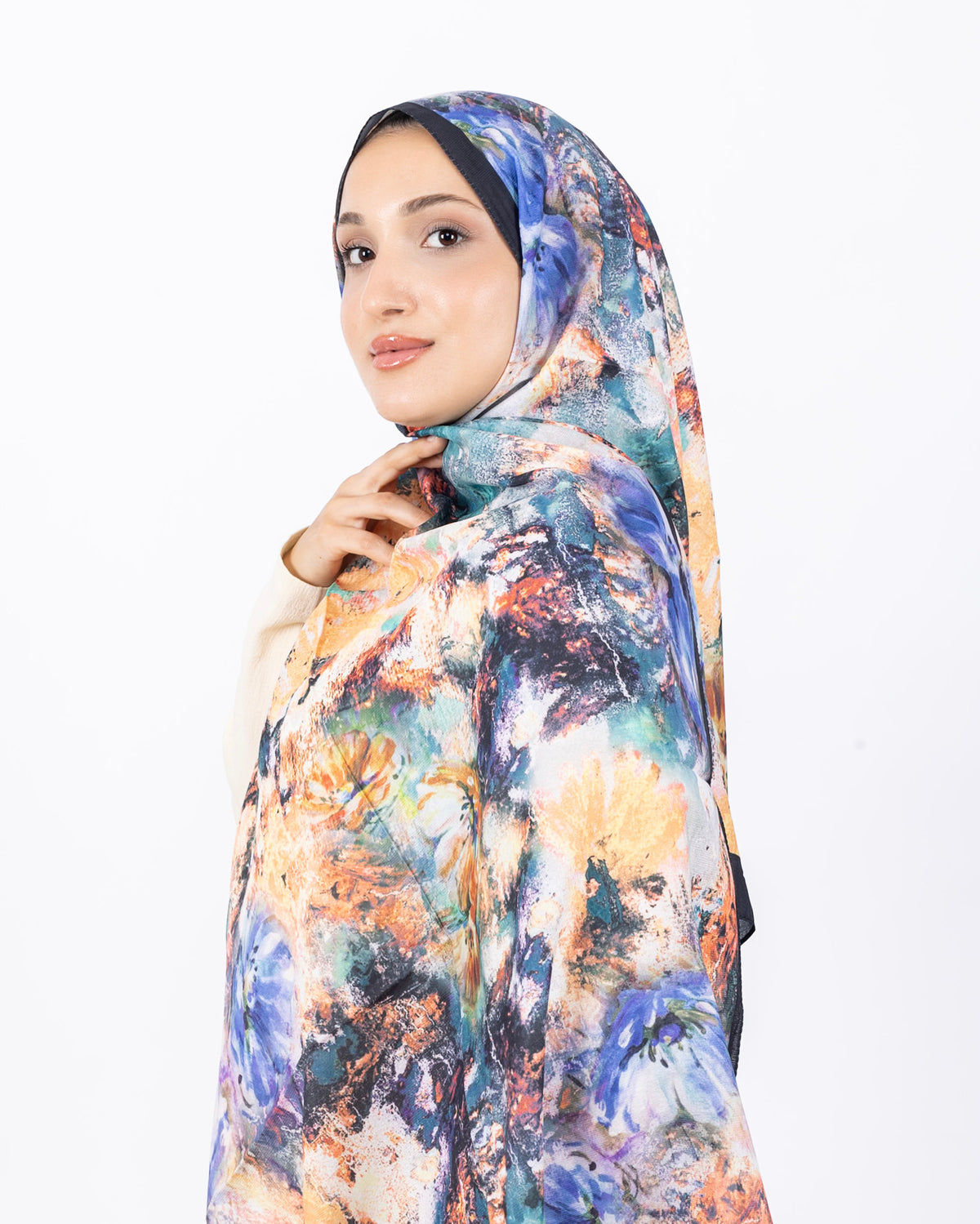 Mikro Soft Şal D014 Siyah-Lila