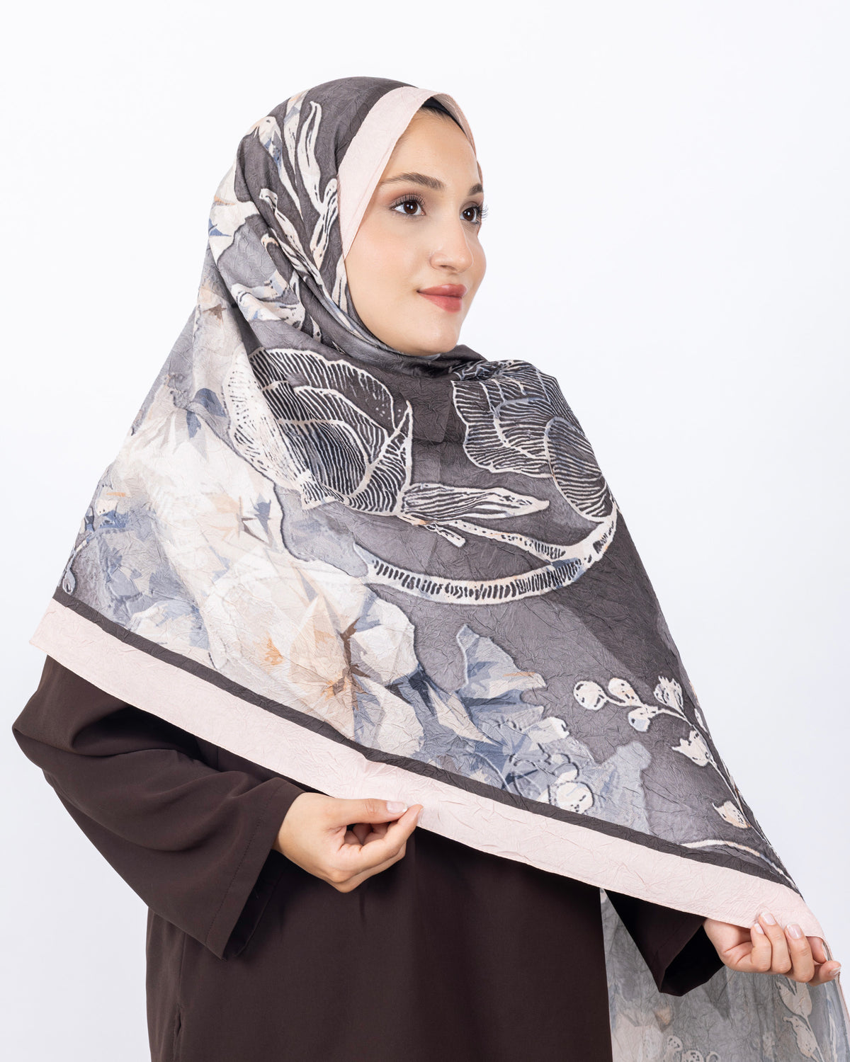 Mikro Bambu Kraş Şal D025 Somon