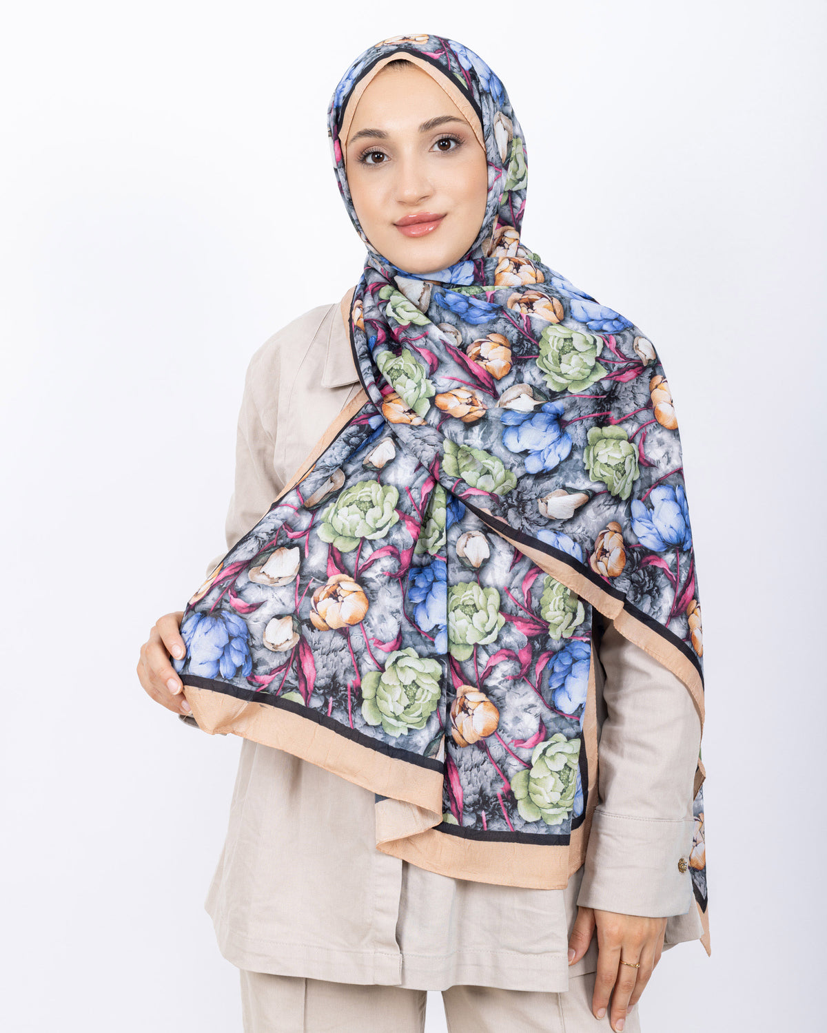 Soft Bambu Kraş Şal D036 Somon