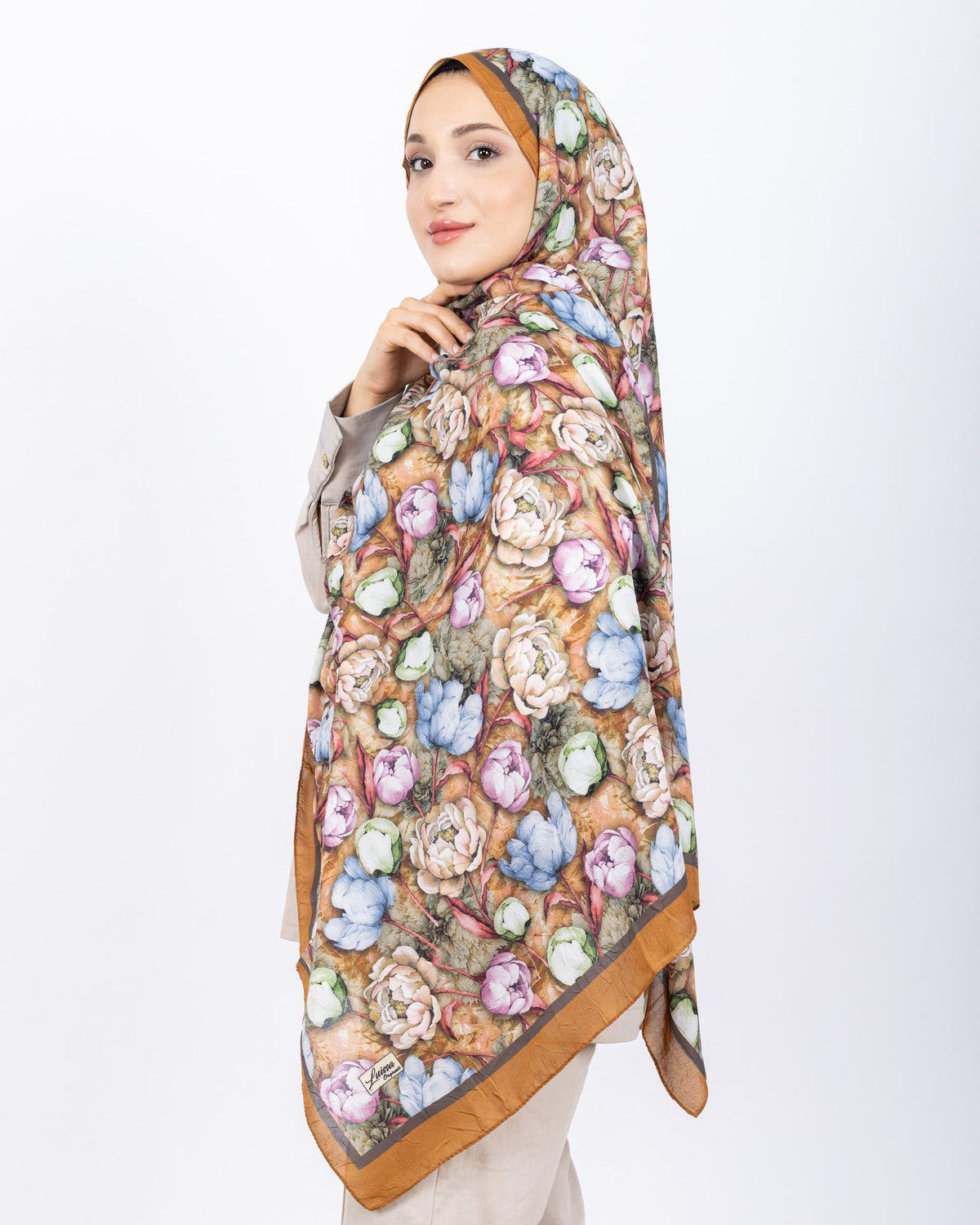 Soft Bambu Kraş Şal D036 Hardal Sarısı