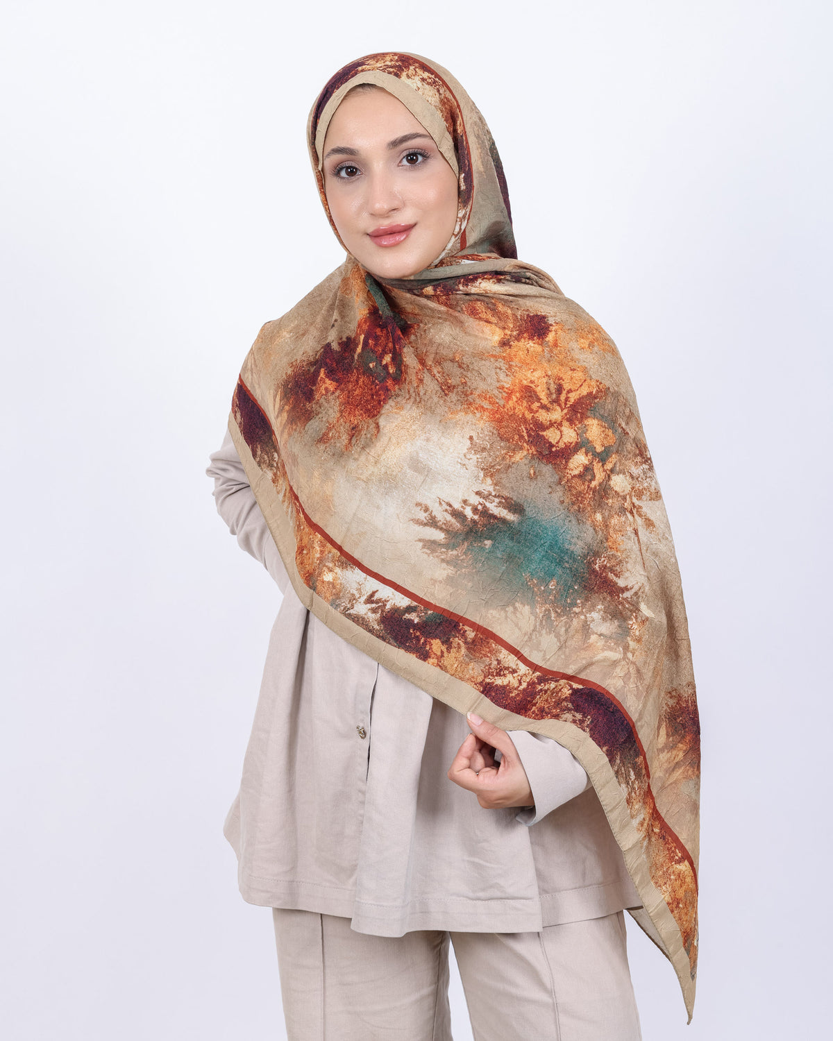 Soft Bambu Kraş Şal D038 Gold