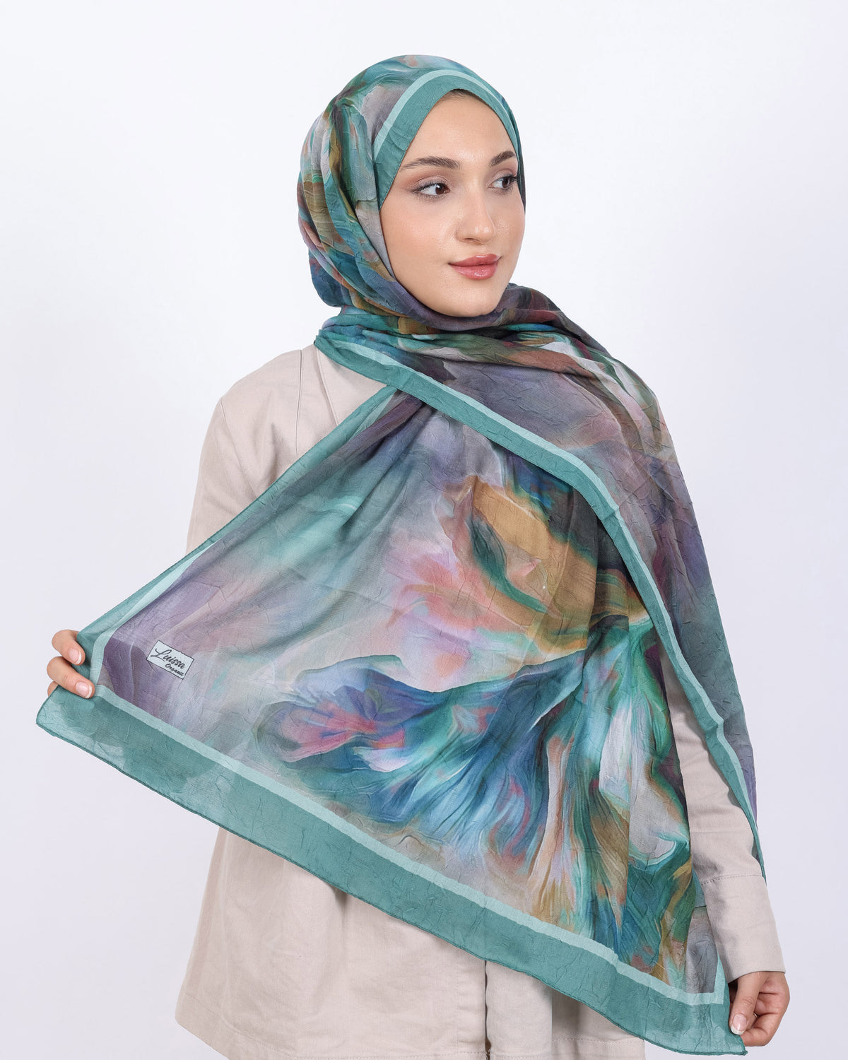 Soft Bambu Kraş Şal D039 Mint Yeşili