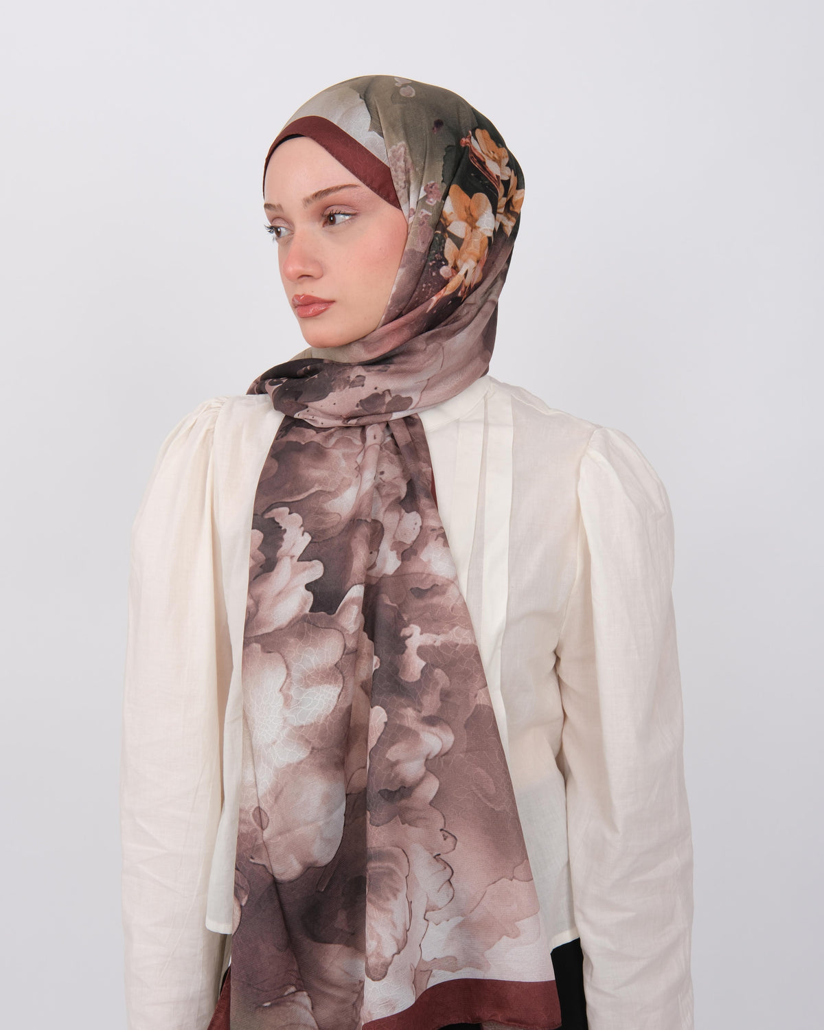 Pamuk Jakar Şal D078 Bordo