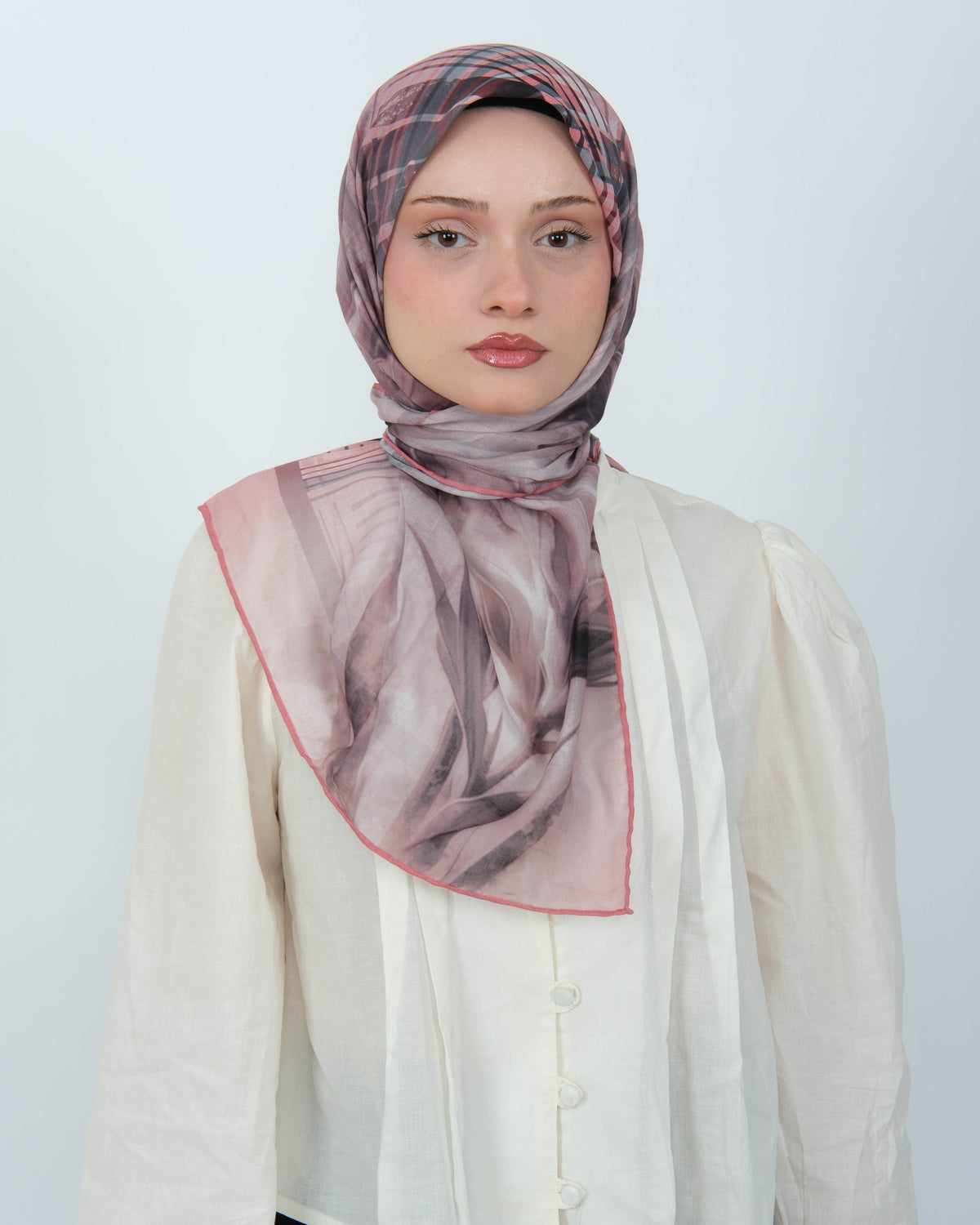 Organik Soft Eşarp D084 Eflatun