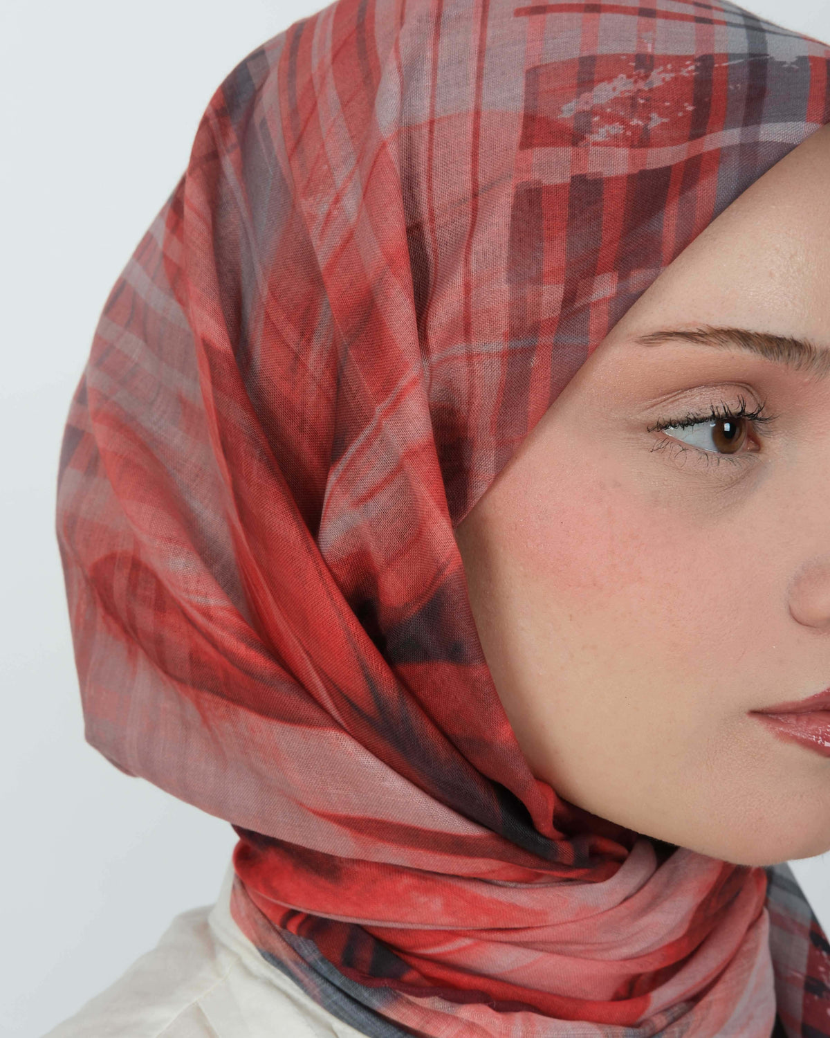 Organik Soft Eşarp D084 Bordo