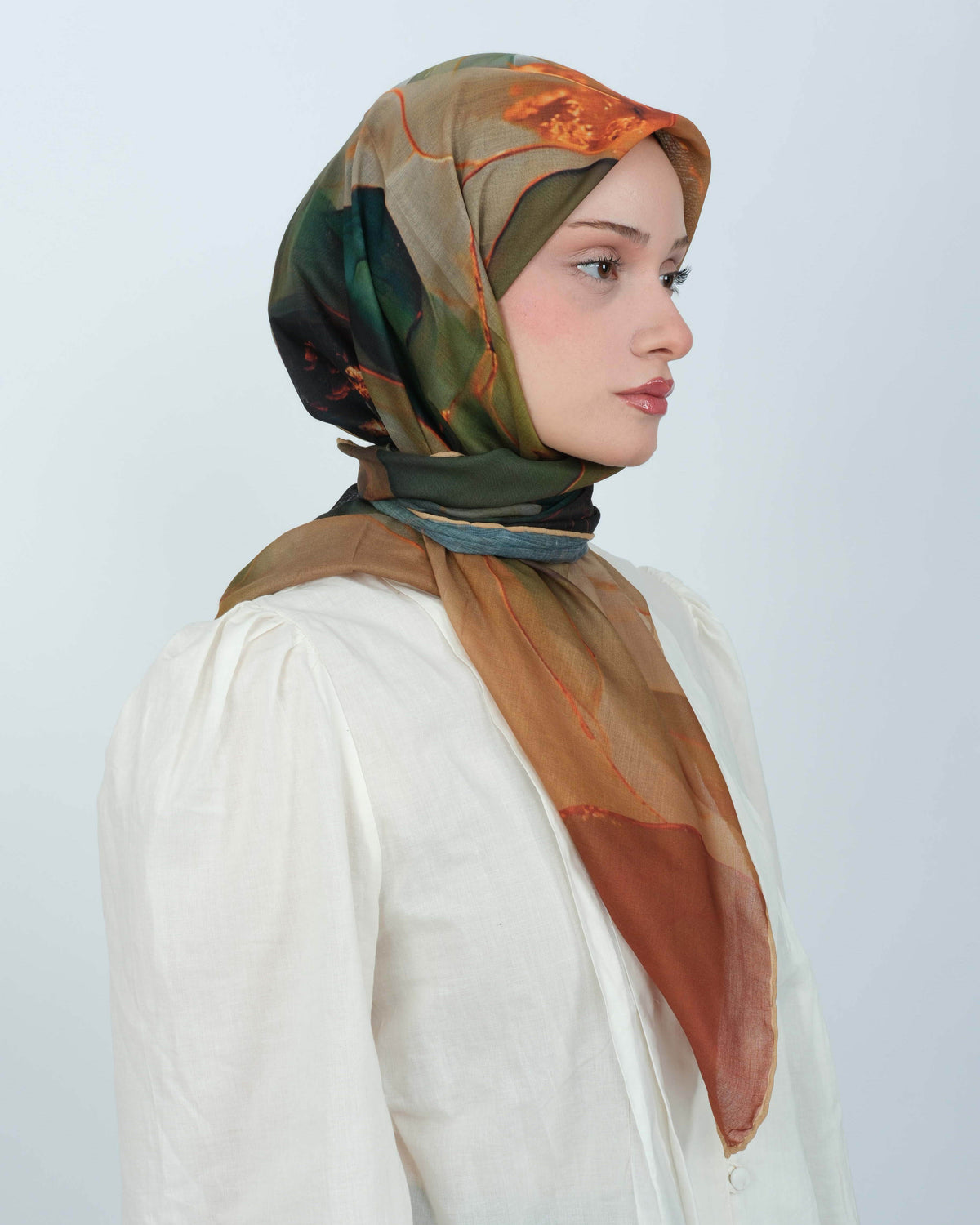 Organik Soft Eşarp D085 Hardal