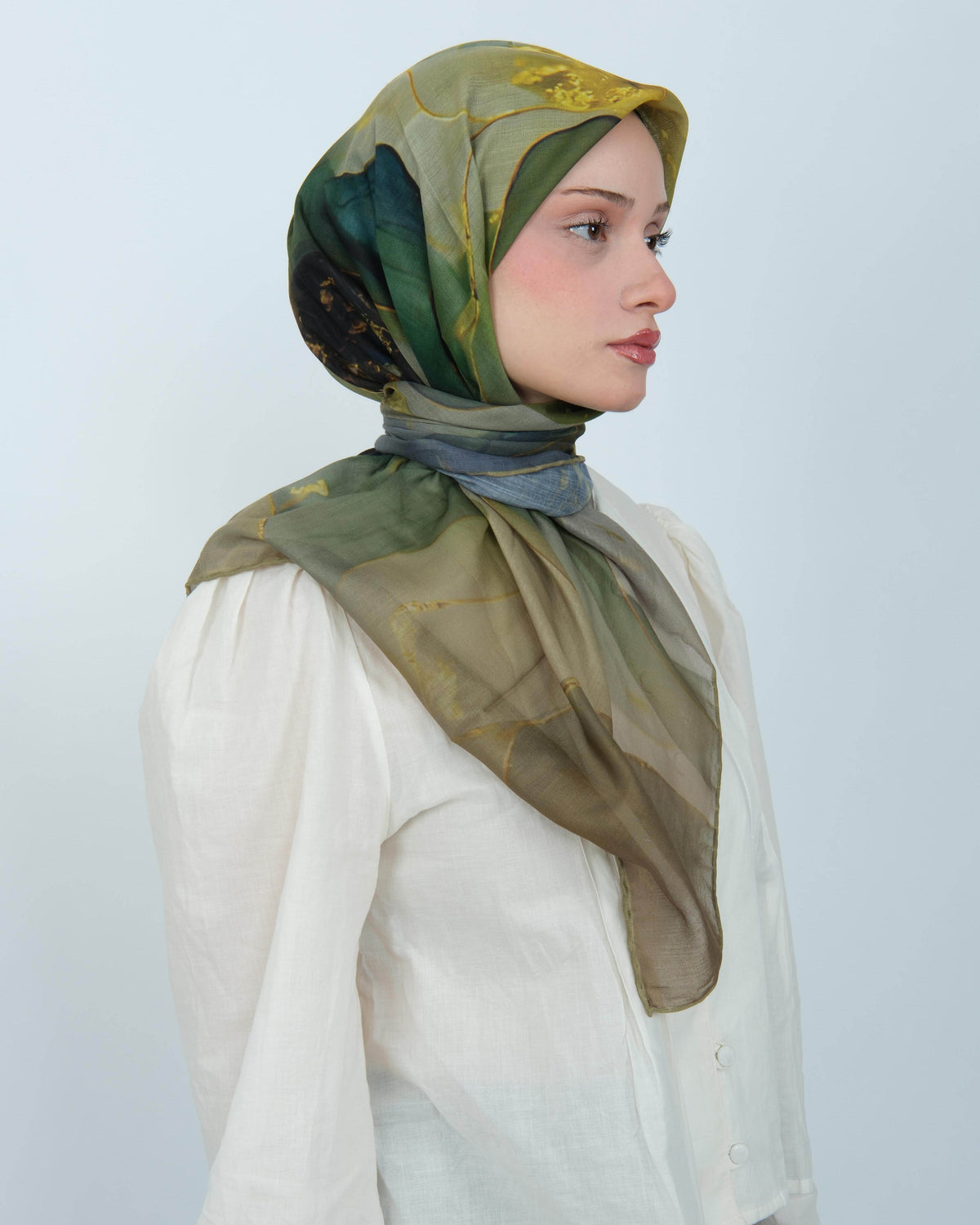 Organik Soft Eşarp D085 Açık Yeşil