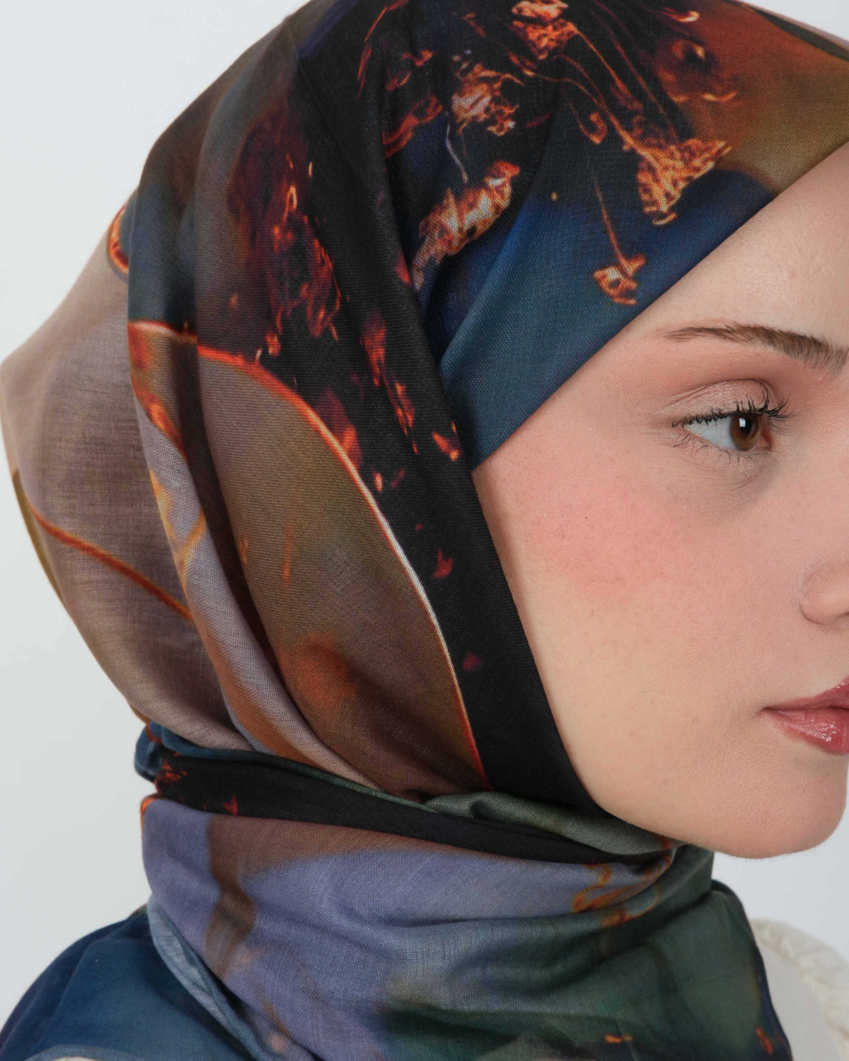 Organik Soft Eşarp D085 Açık Mavi