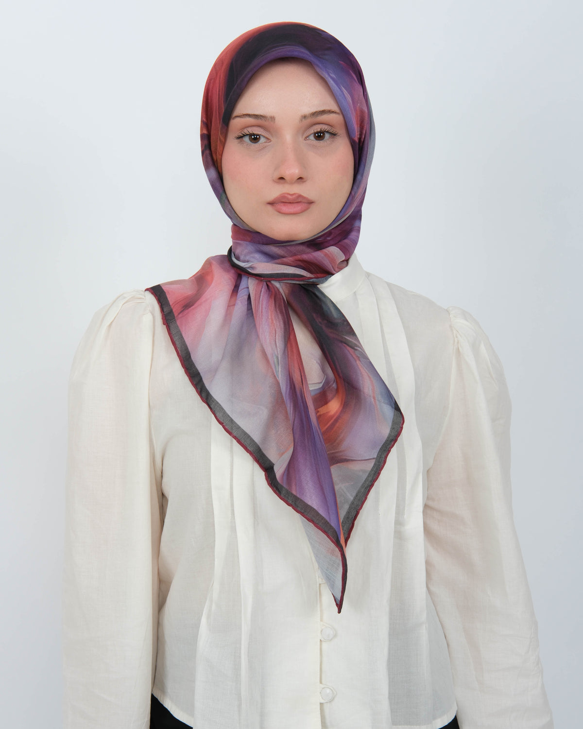 Organik Soft Eşarp D088 Bordo