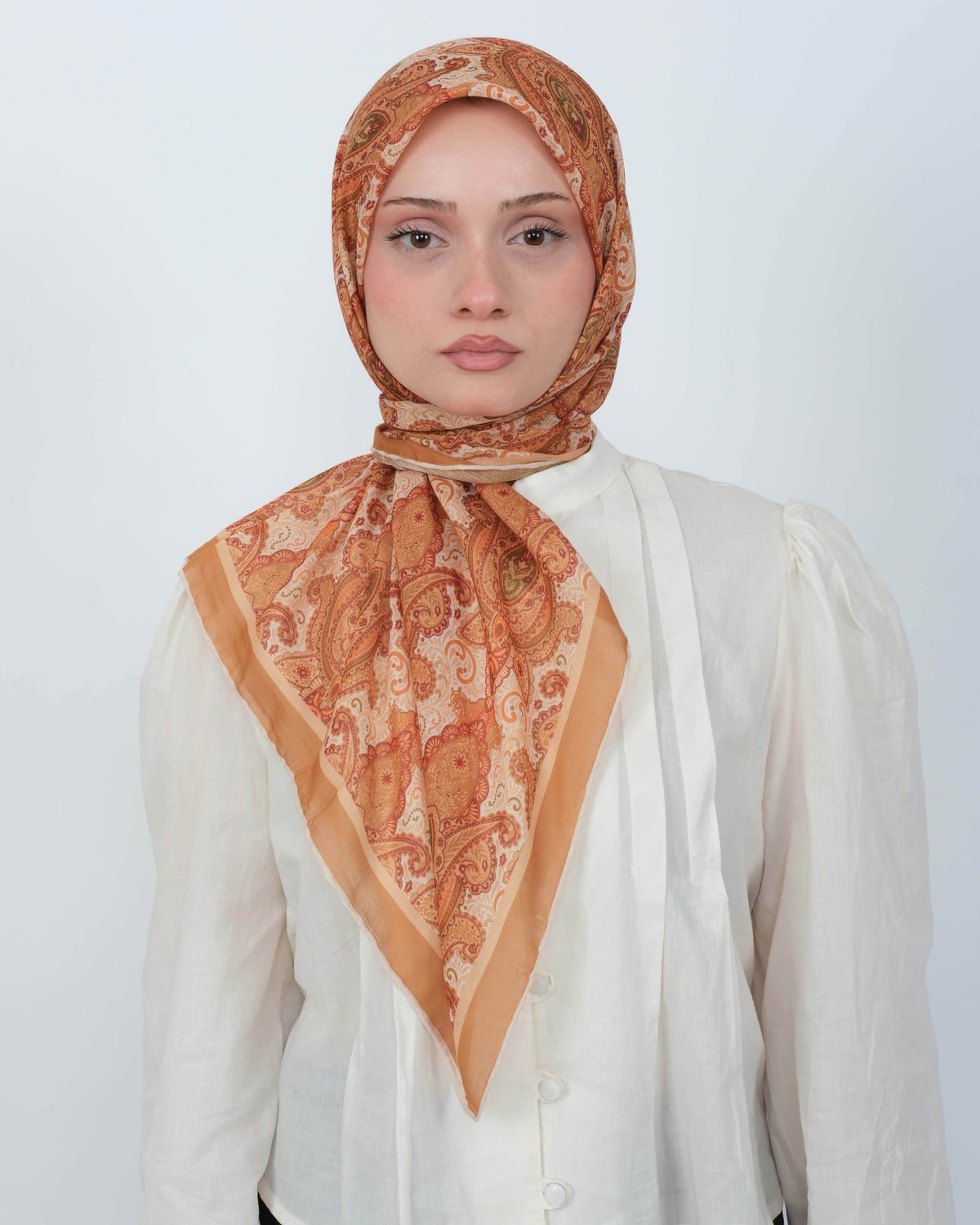 Organik Soft Eşarp D086 Hardal