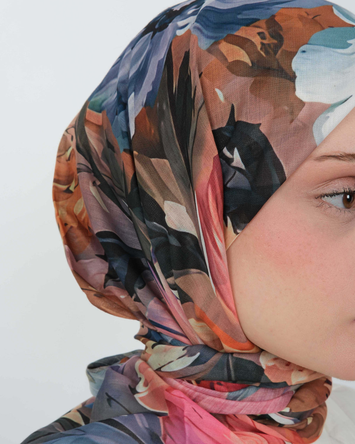 Organik Soft Eşarp D097 Kahverengi