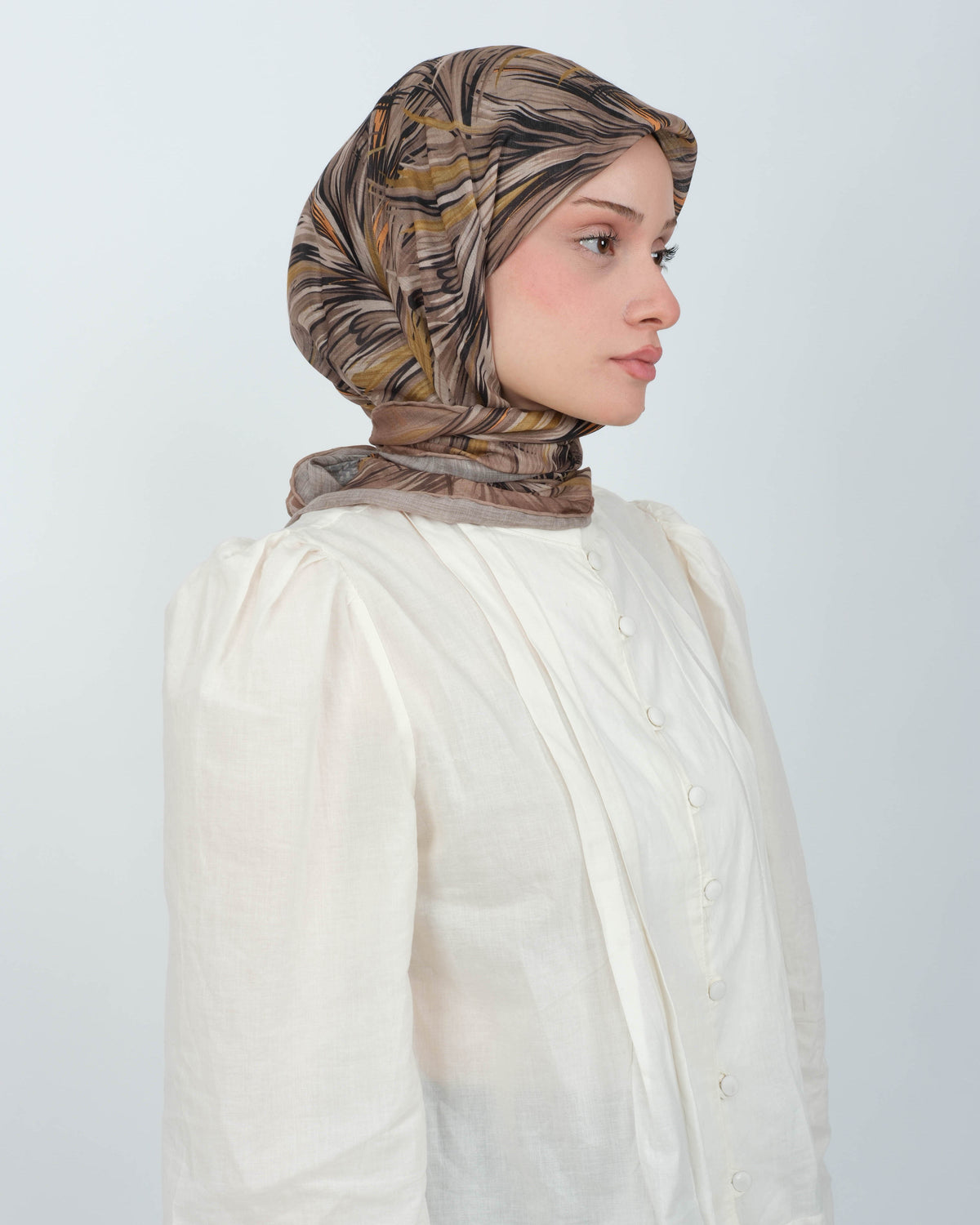 Organik Soft Eşarp D091 Vizon