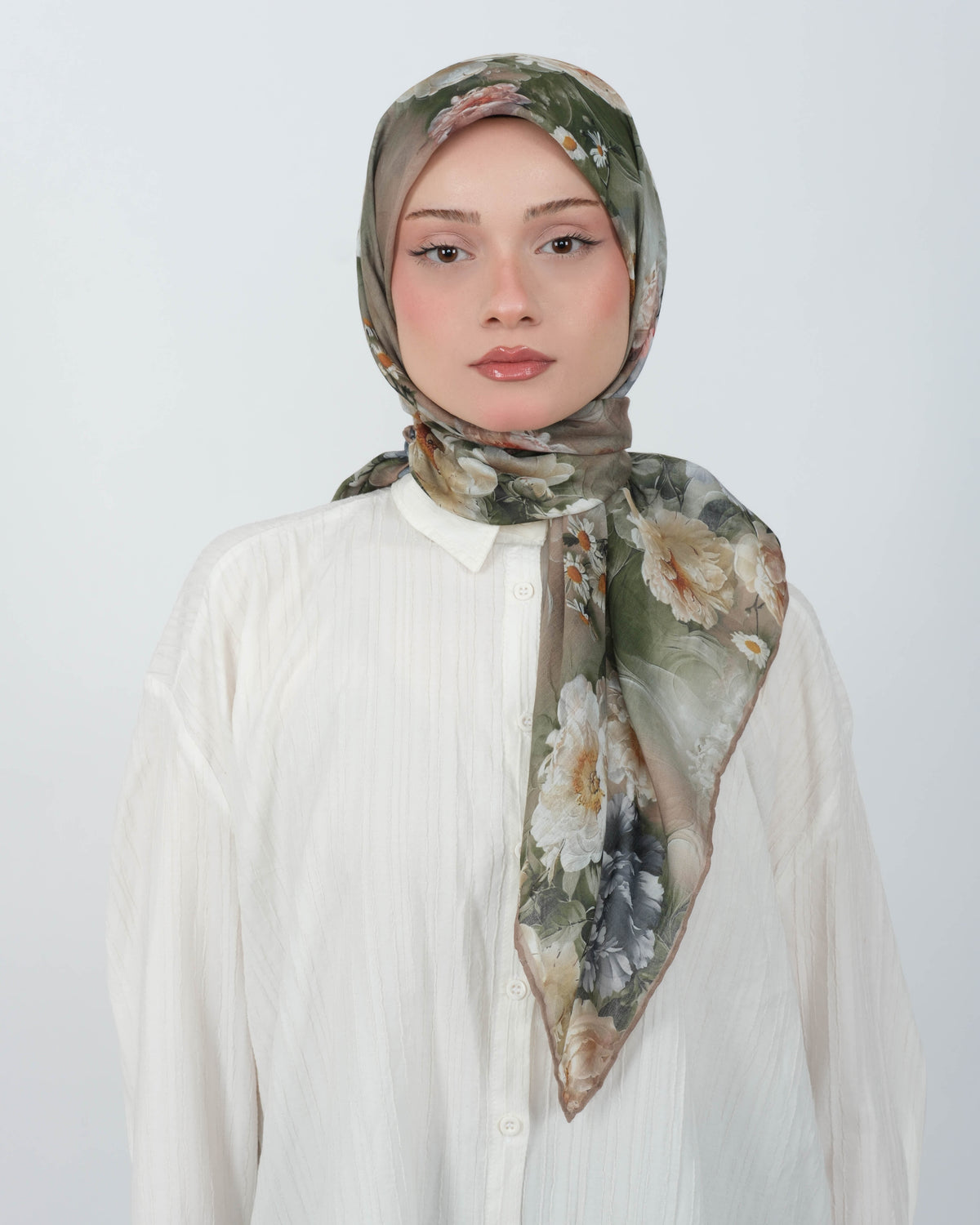 Organik Soft Eşarp D093 Yeşil