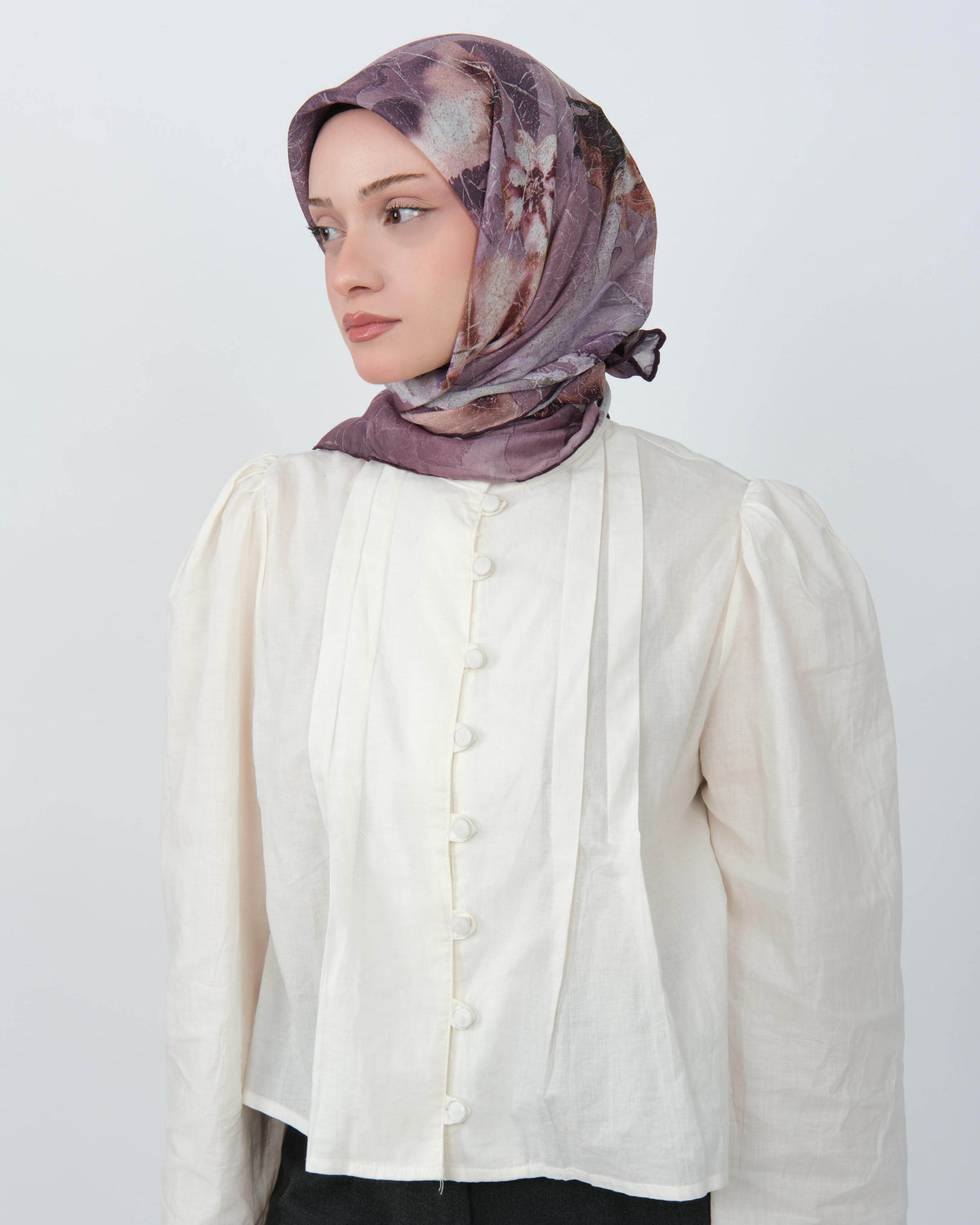 Organik Soft Eşarp D096 Mor