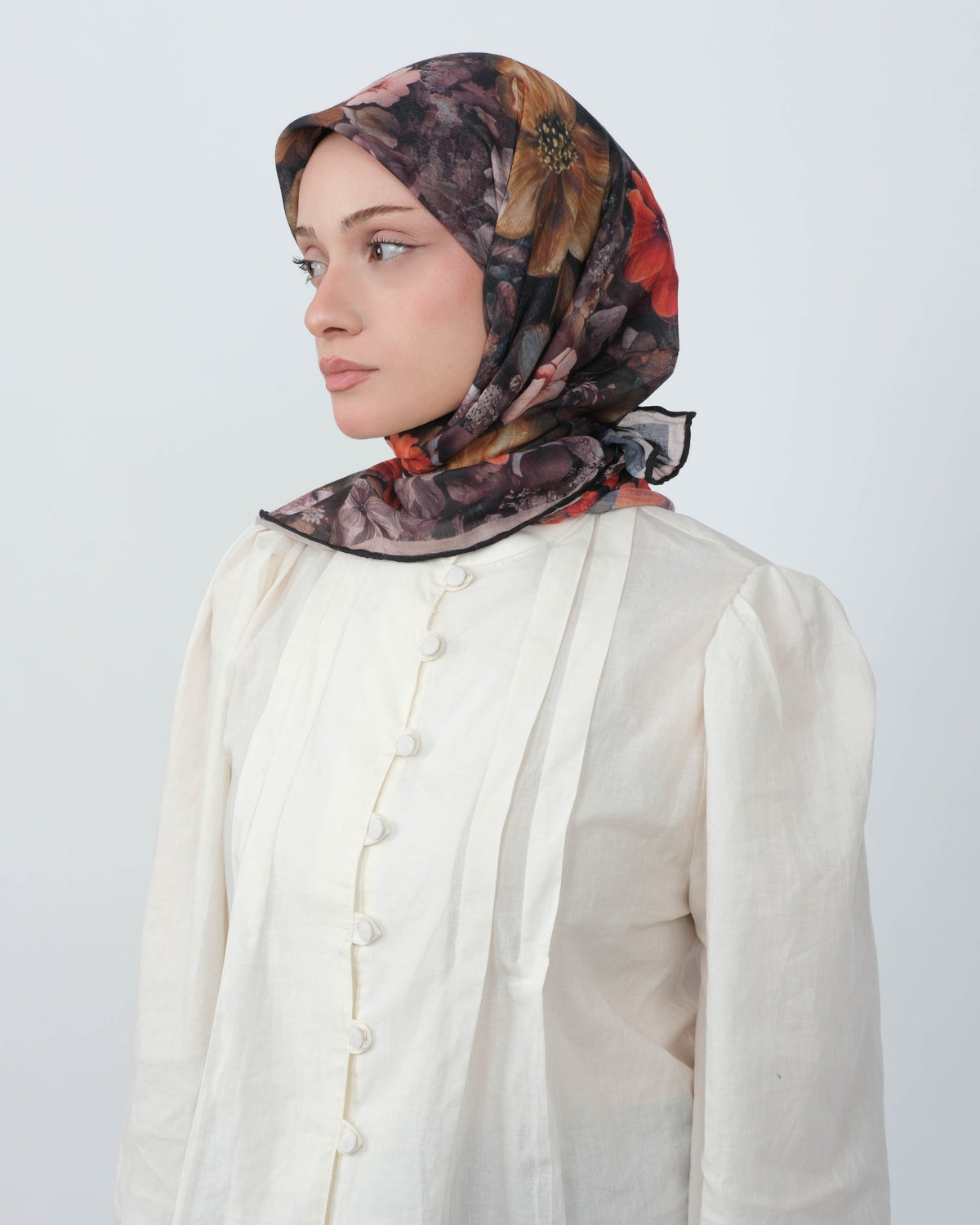 Organik Soft Eşarp D099 Mürdüm