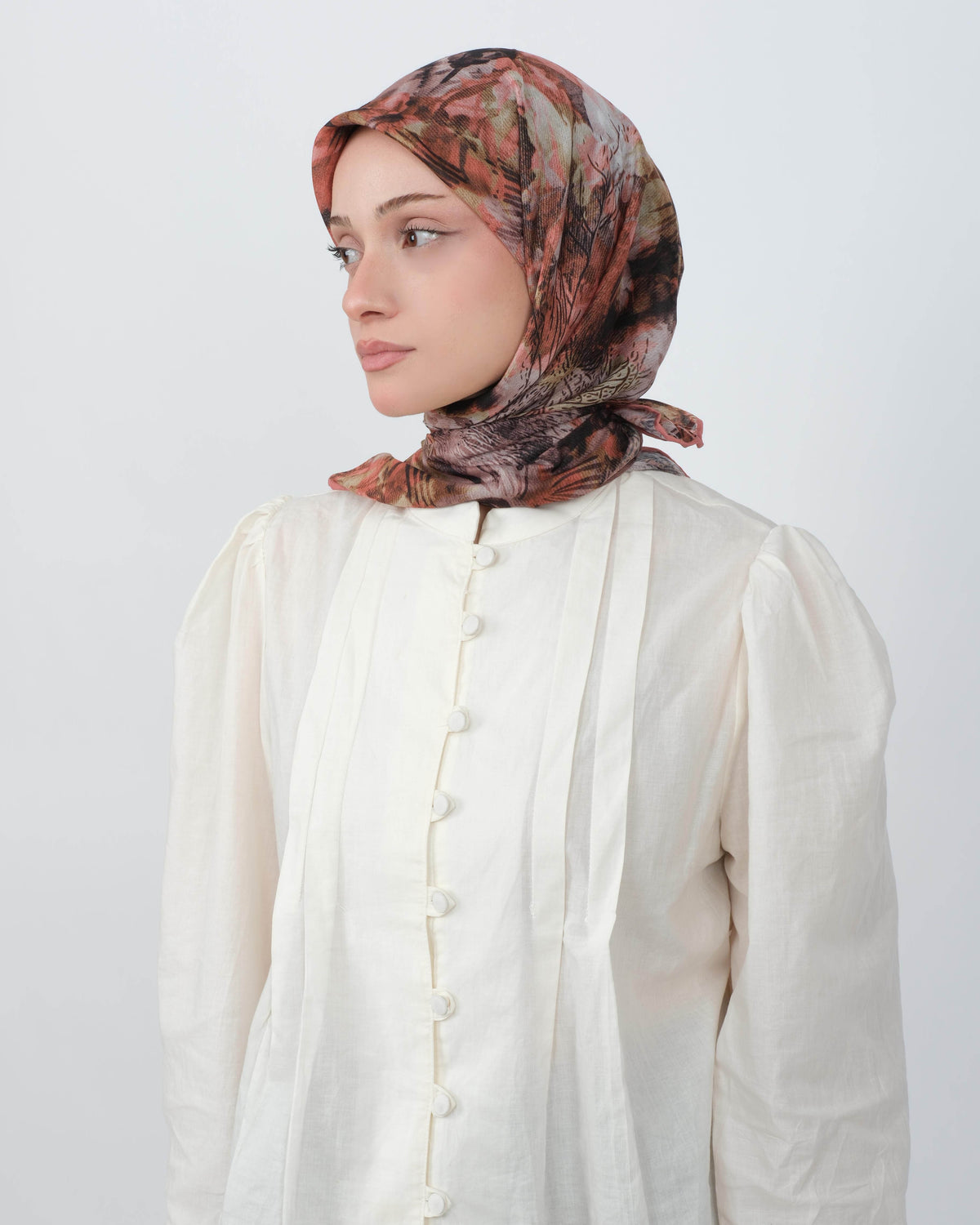Organik Soft Eşarp D101 Kiremit