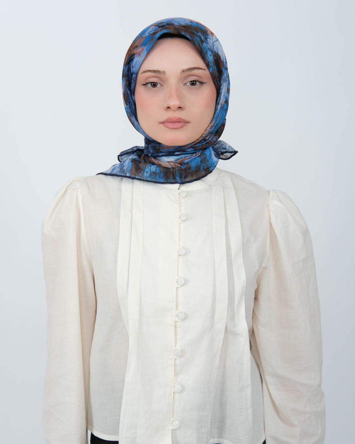 Organik Soft Eşarp D101 Lacivert