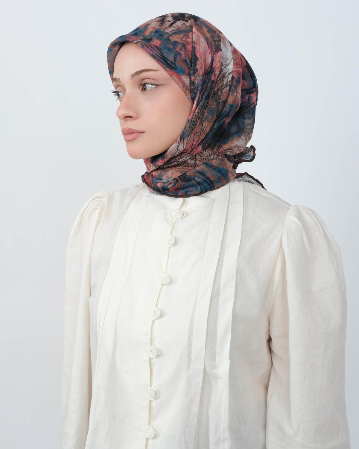 Organik Soft Eşarp D101 Petrol