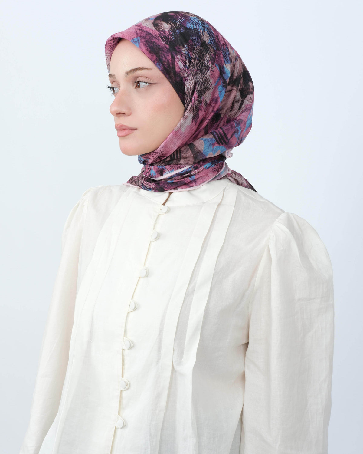 Organik Soft Eşarp D101 Fuşya