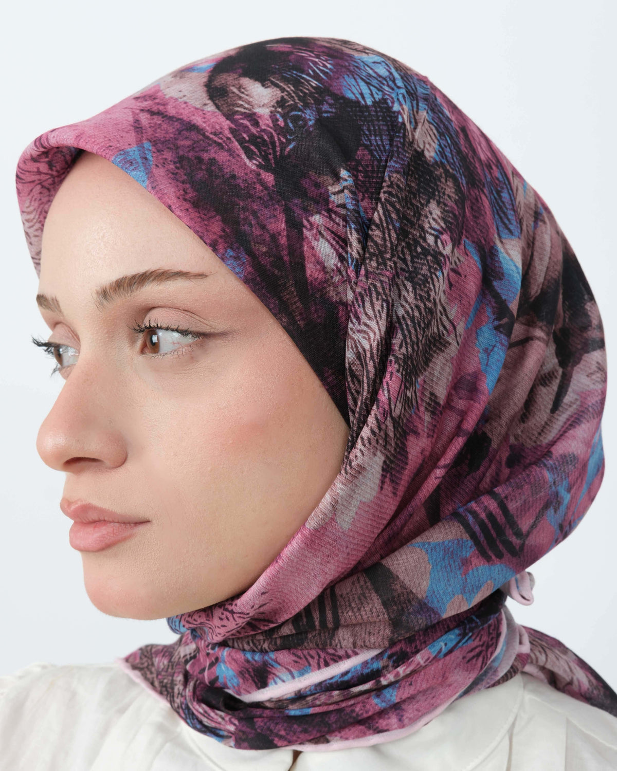 Organik Soft Eşarp D101 Fuşya