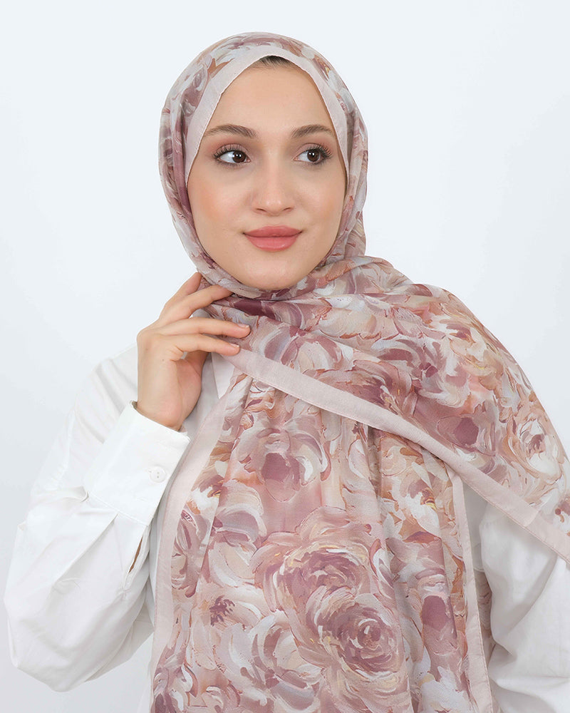 Soft Şal D058 Pudra