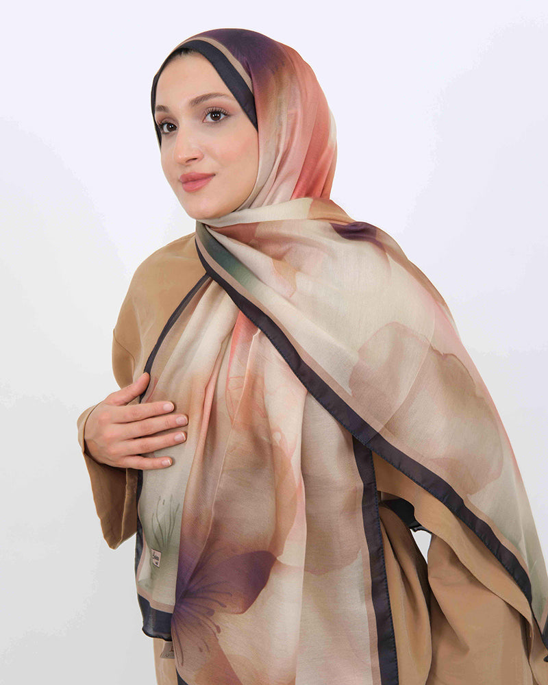 Soft Şal D063 Siyah-Bej