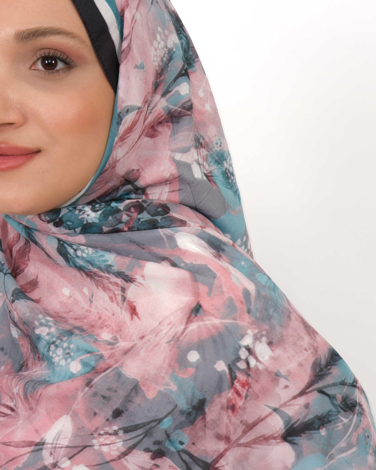 Soft Bambu Kraş Şal D050 Siyah-Beyaz