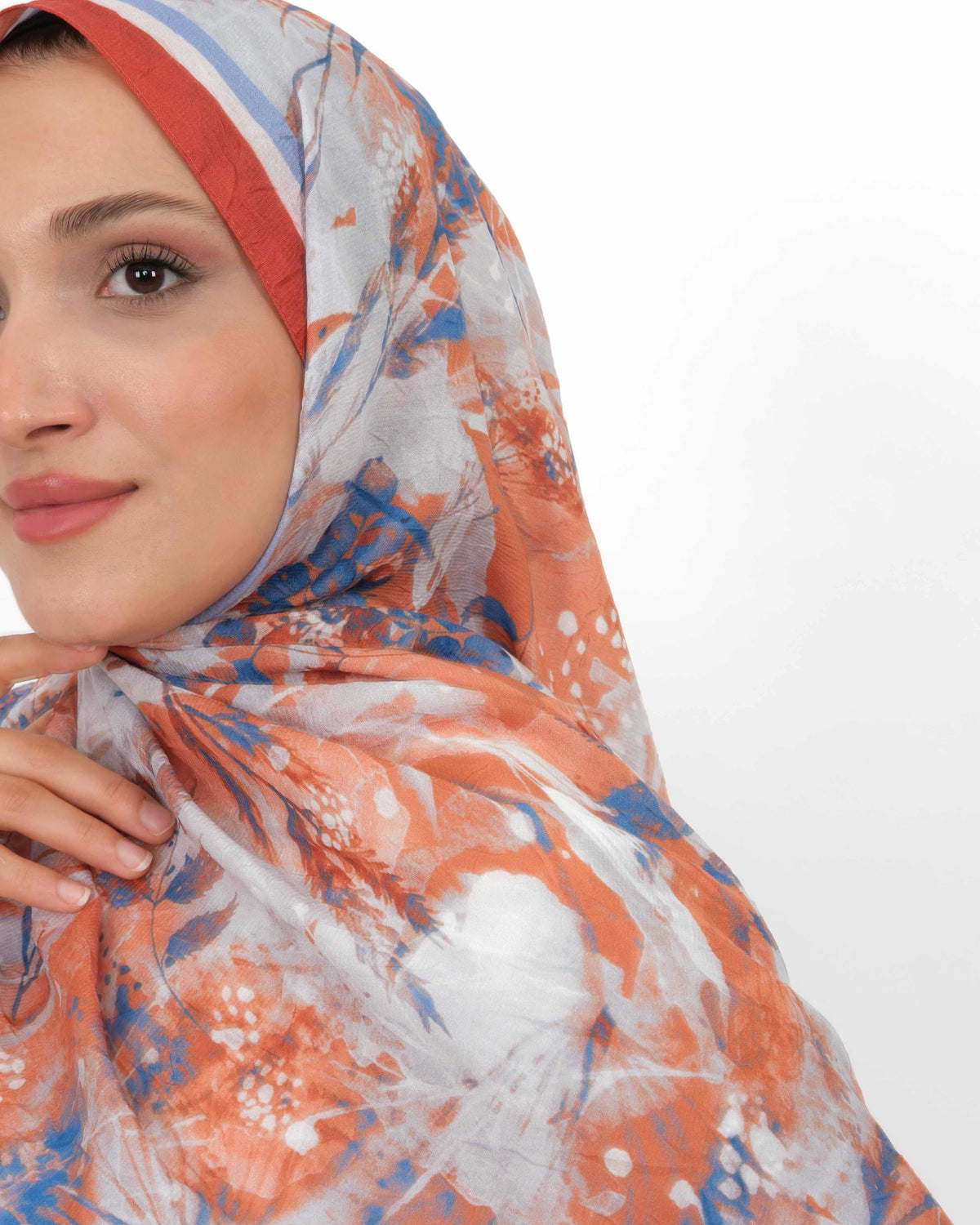 Soft Bambu Kraş Şal D050 Kiremit