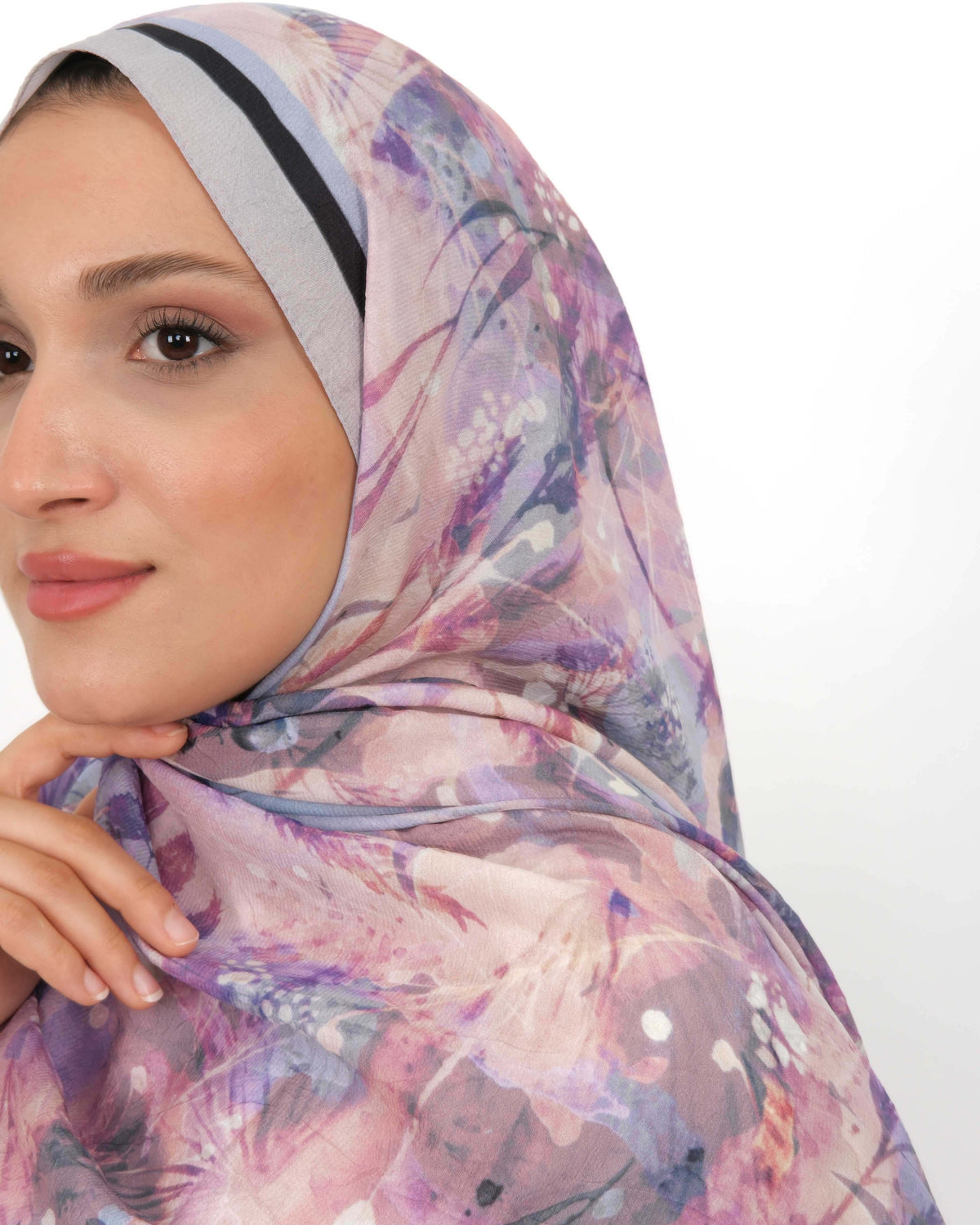 Soft Bambu Kraş Şal D050 Lila