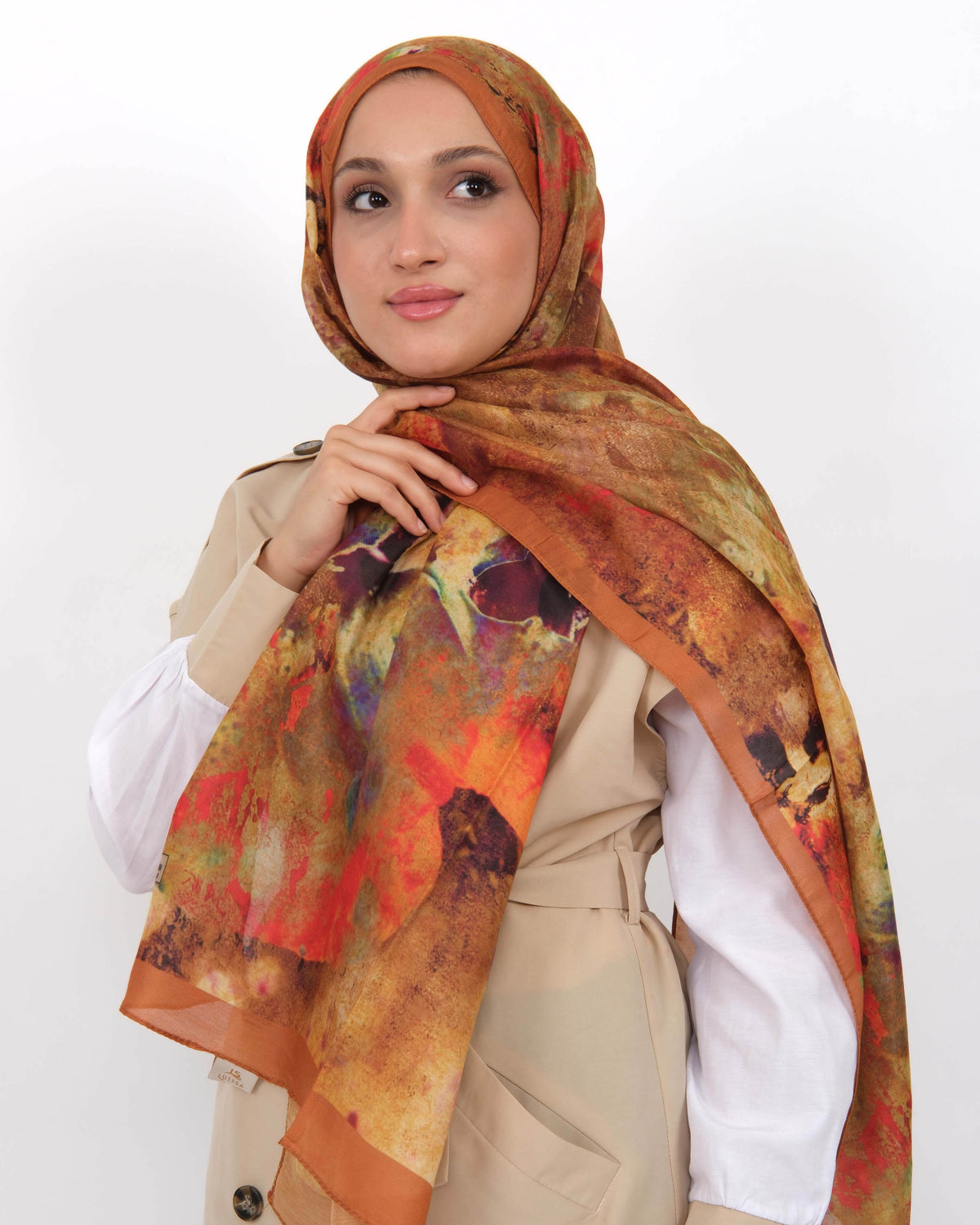 Soft Şal D064 Hardal