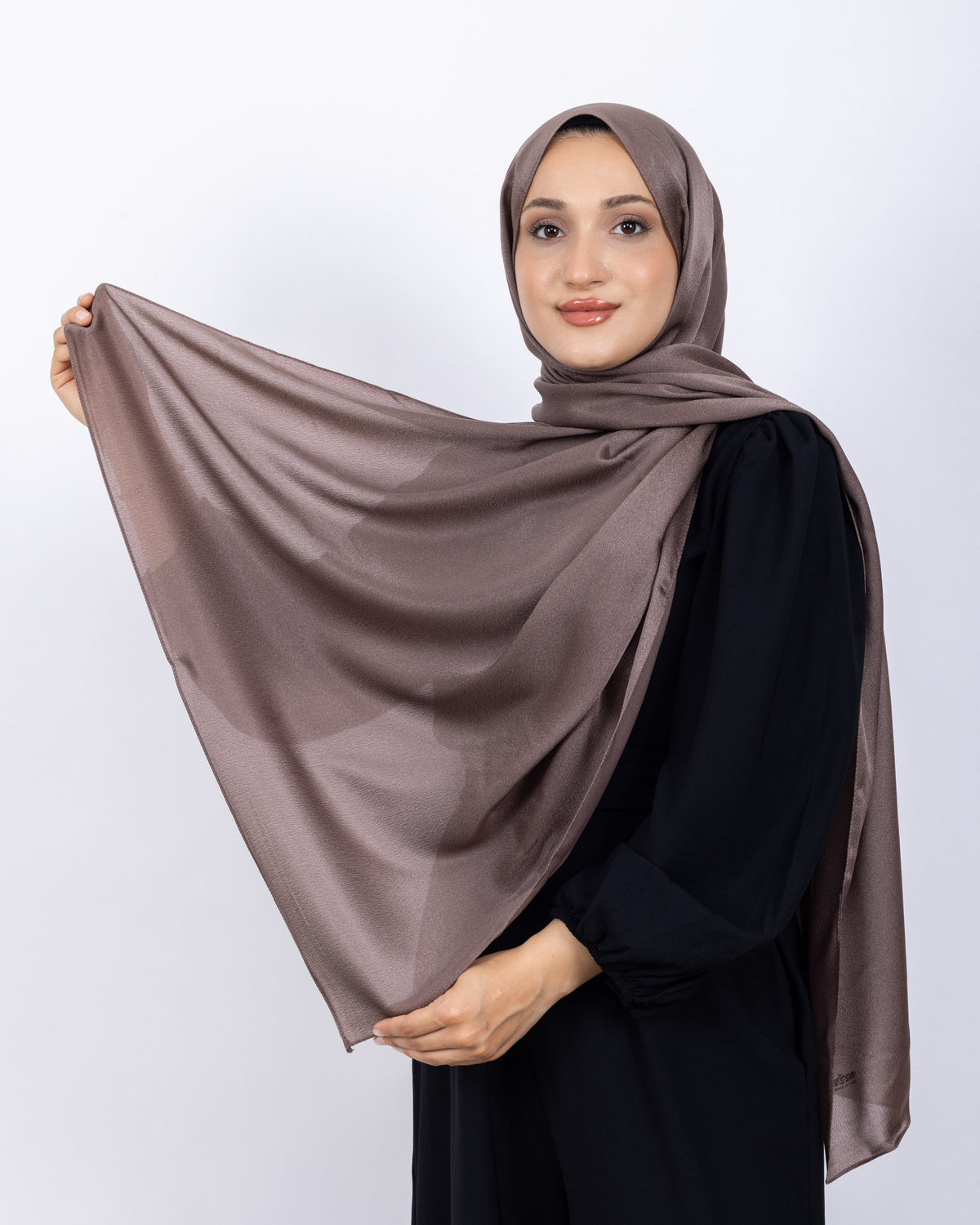 Düz Kristal Şal D019 Bakır