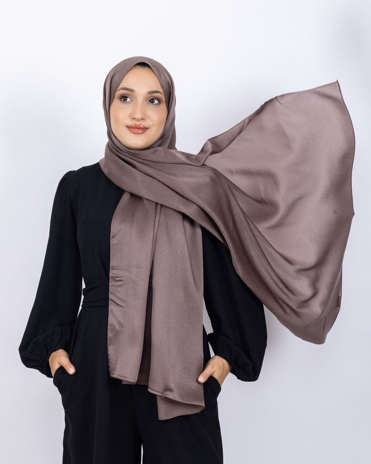 Düz Kristal Şal D019 Bakır