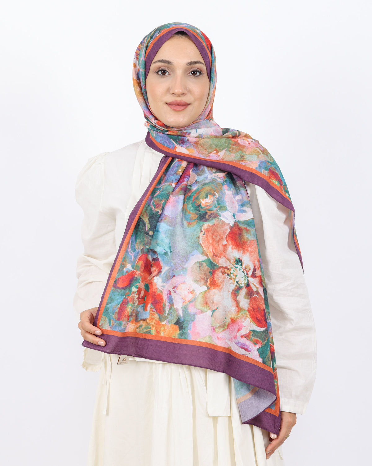 Soft Bambu Kraş Şal D053 Mor
