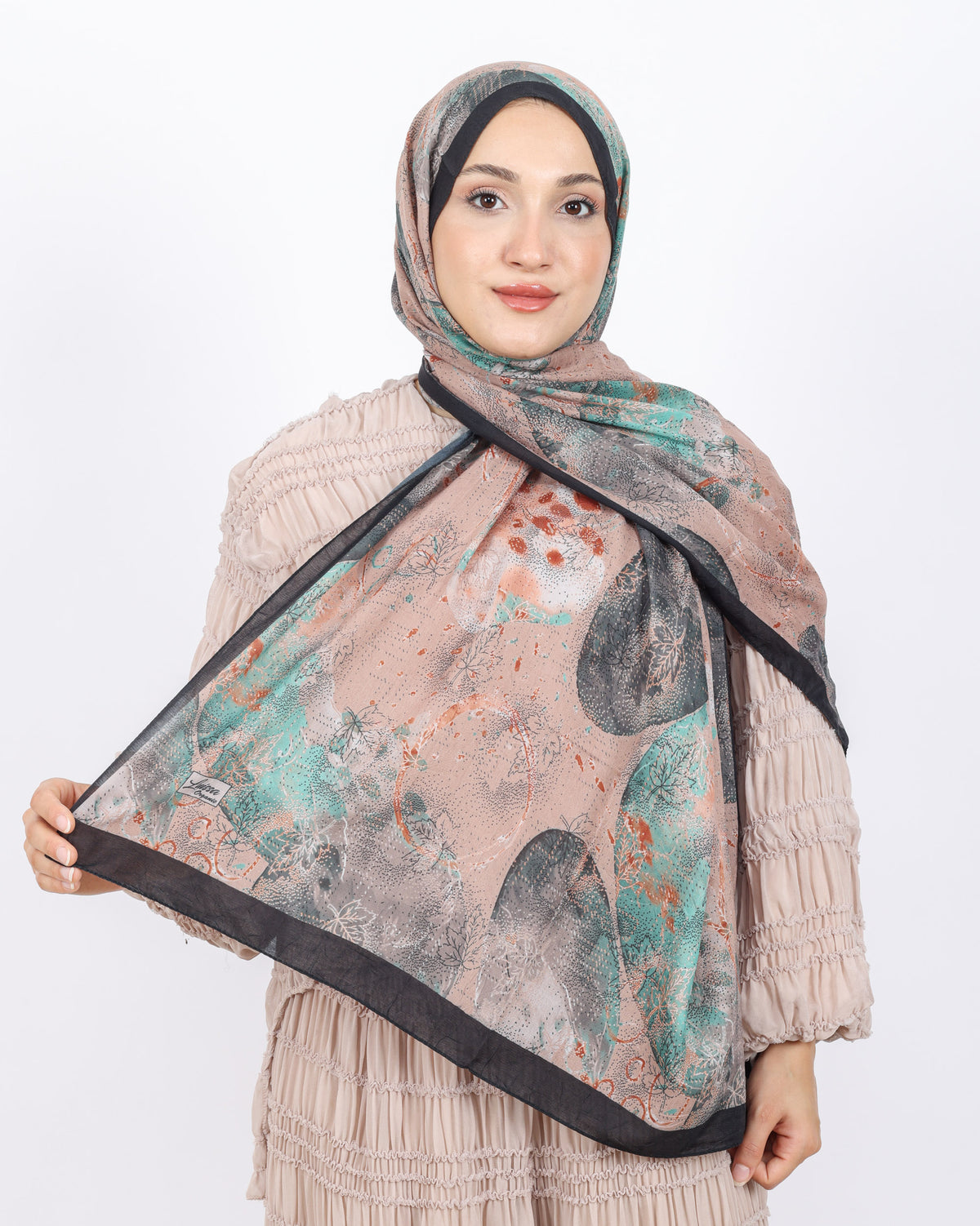 Soft Bambu Kraş Şal D046 Siyah