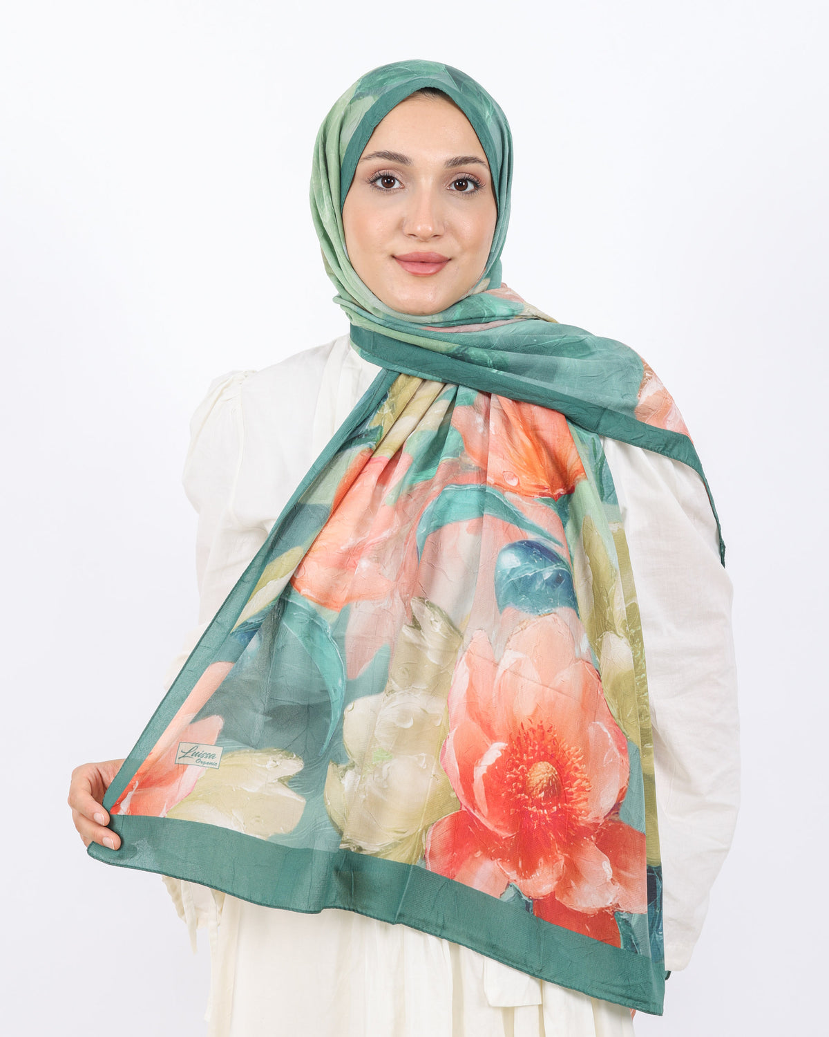 Soft Bambu Kraş Şal D054 Mint Yeşili
